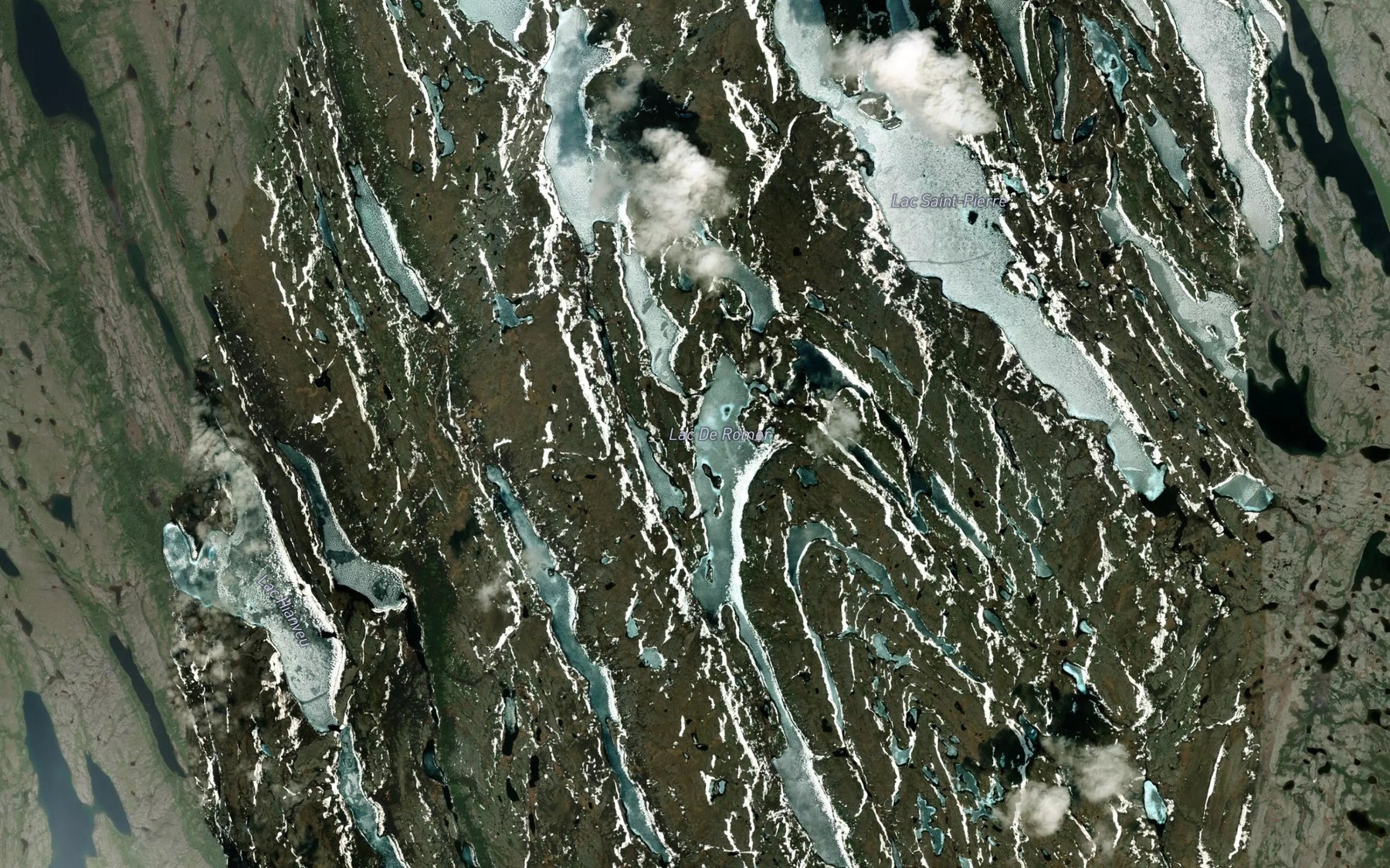 Satellite map of the Lac De Romer