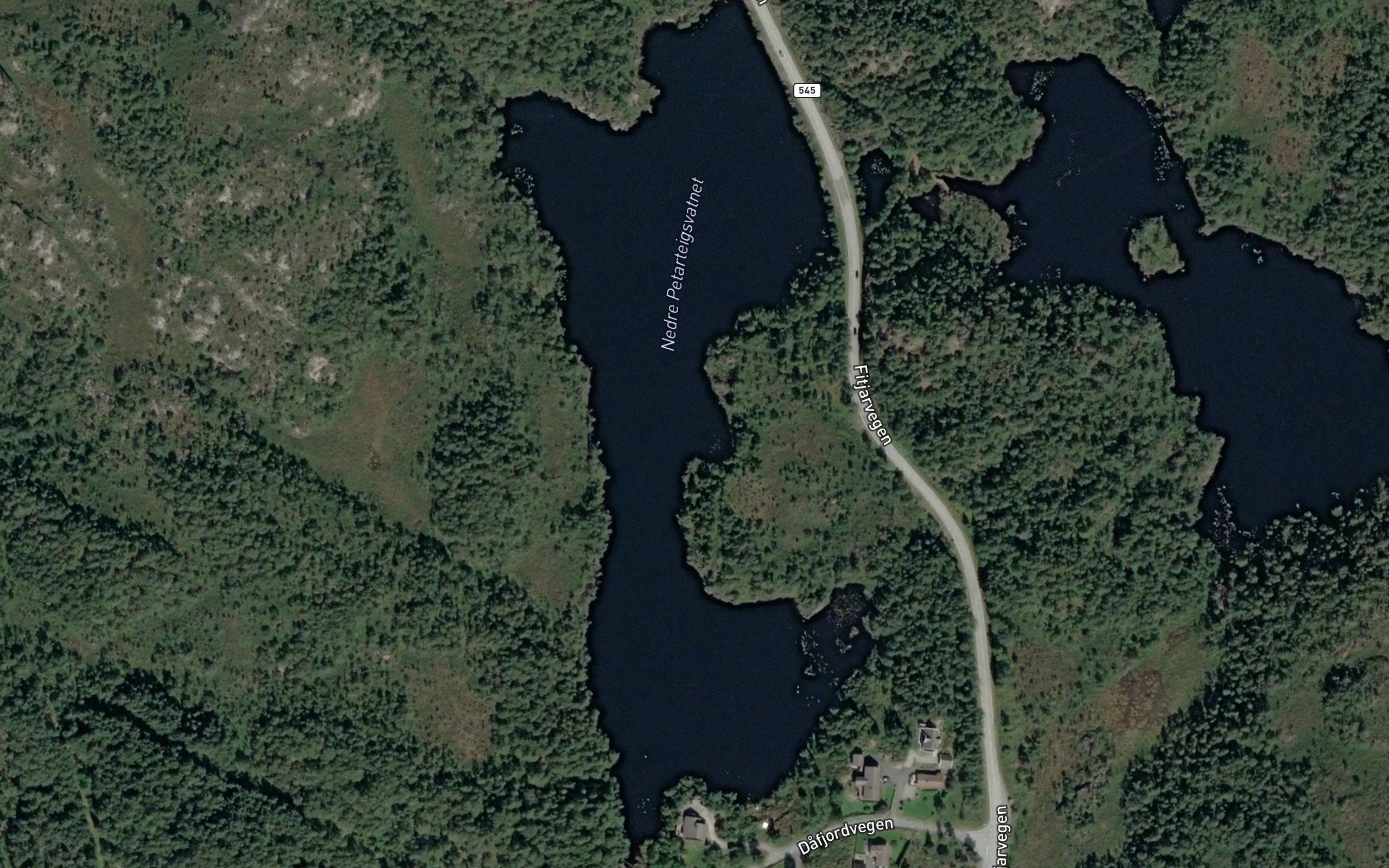 Petarteigsvatnet,nedre
