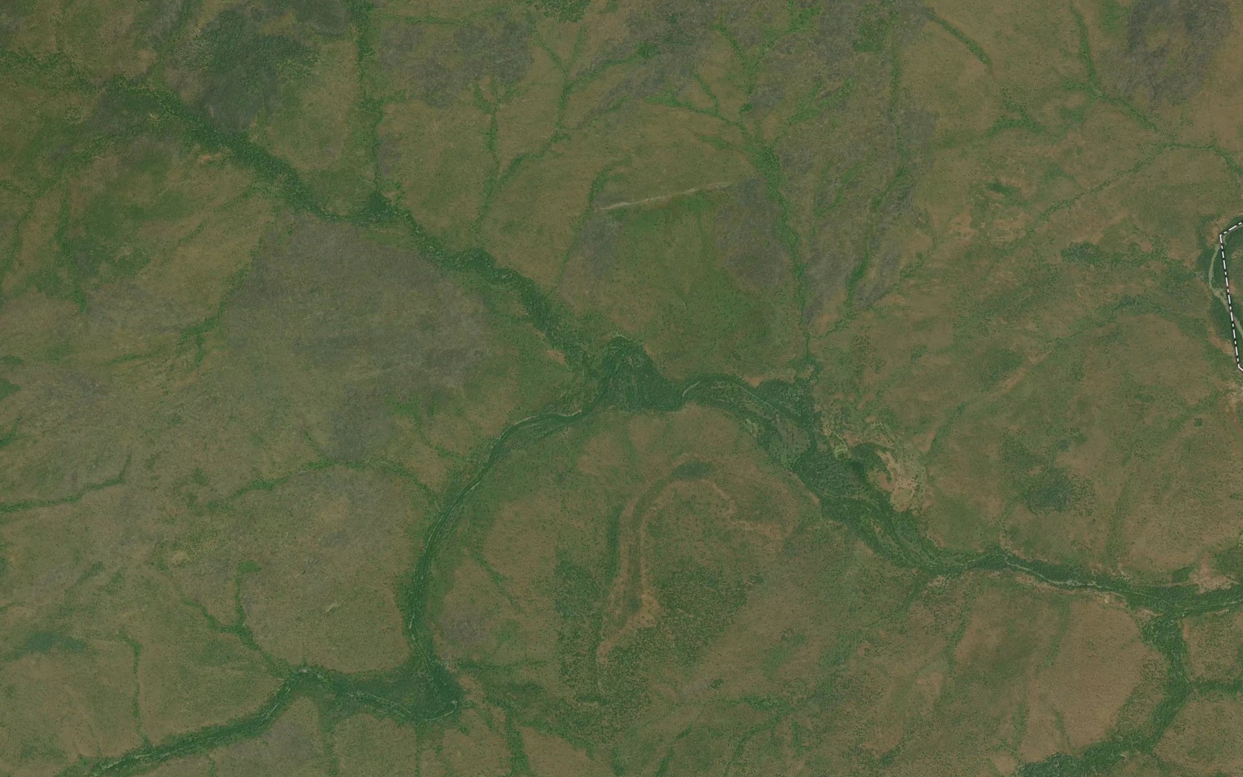 Satellite map of the River Menai