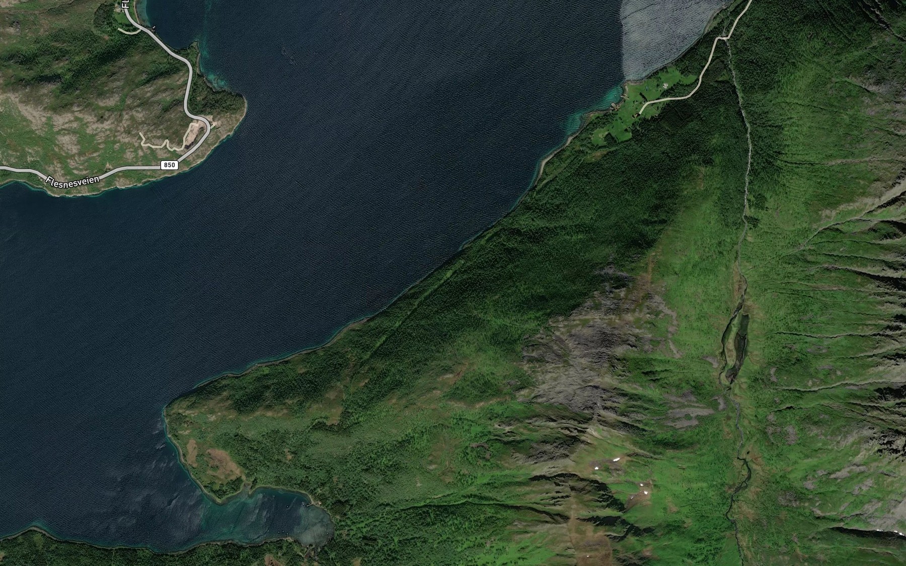 Satellite map of the Seglbekken