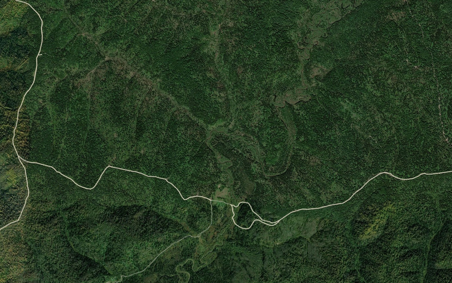Satellite map of the Kedrovka