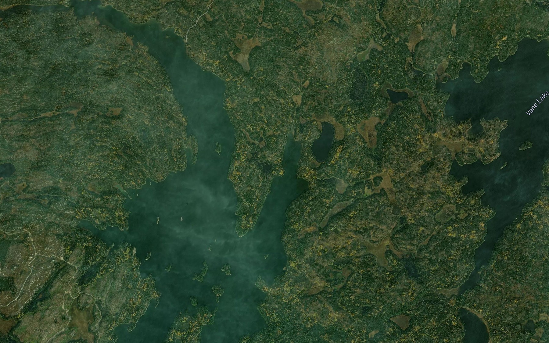 Satellite map of the Moose Bay