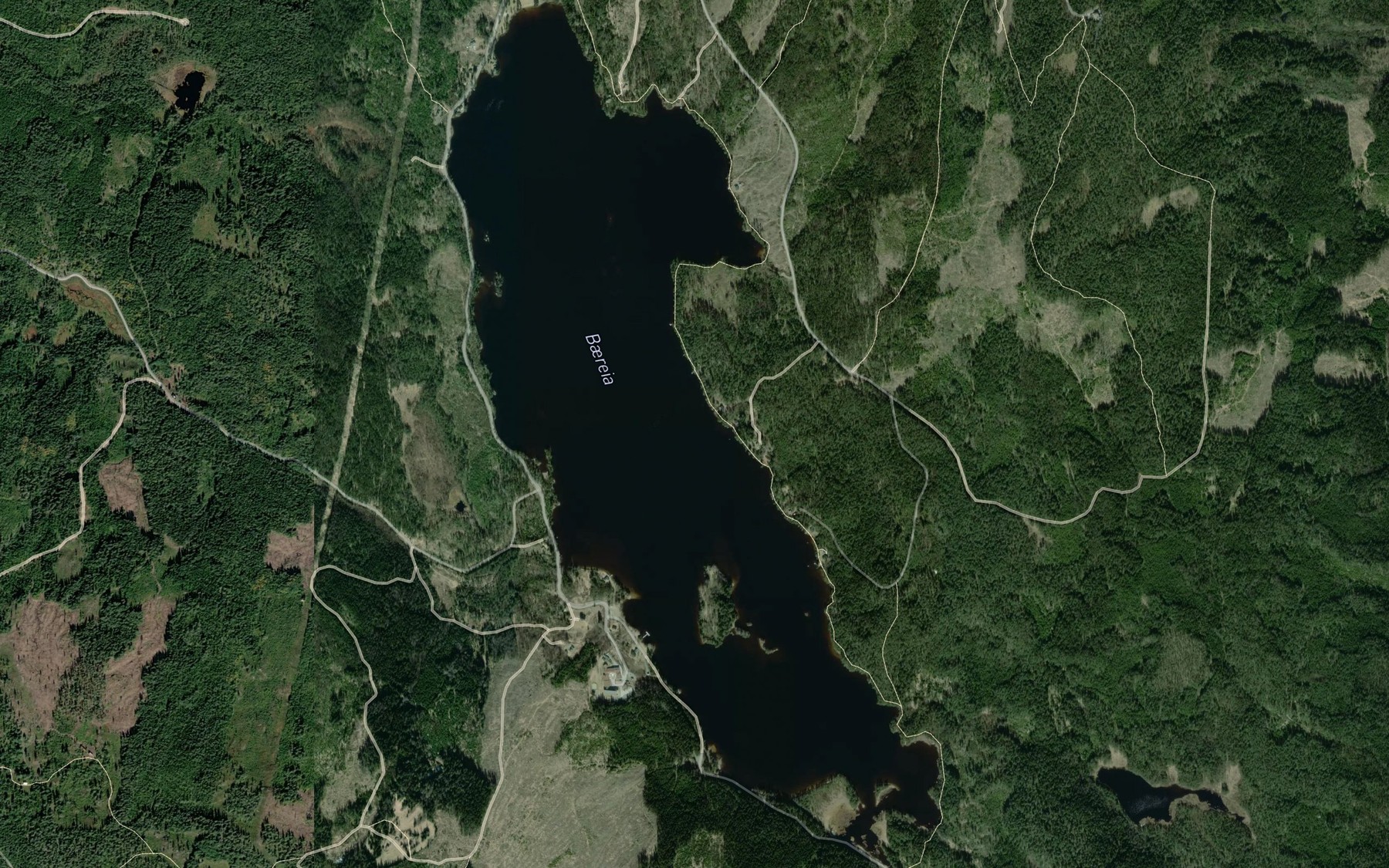 Satellite map of the Baereia