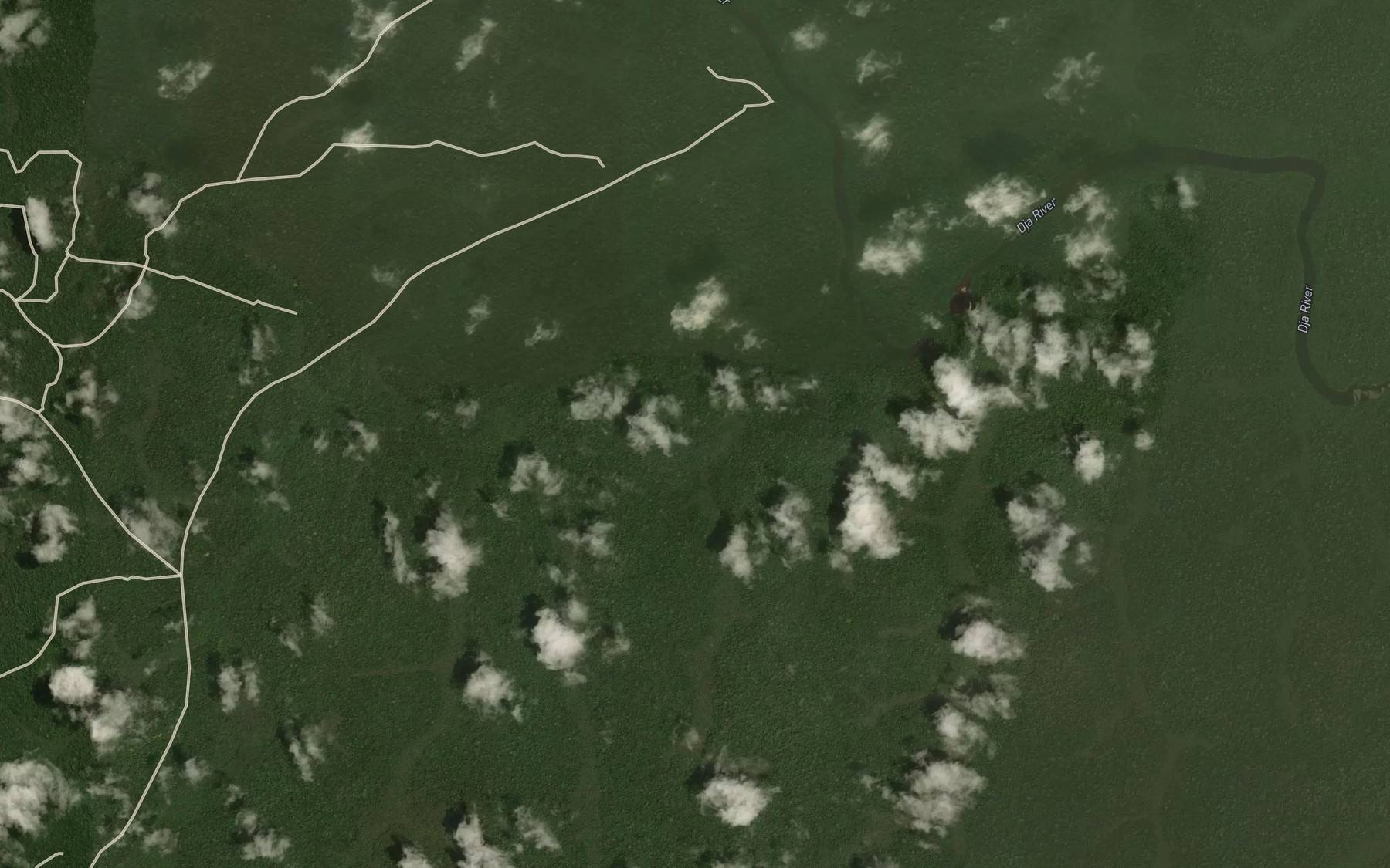 Satellite map of the Ouo