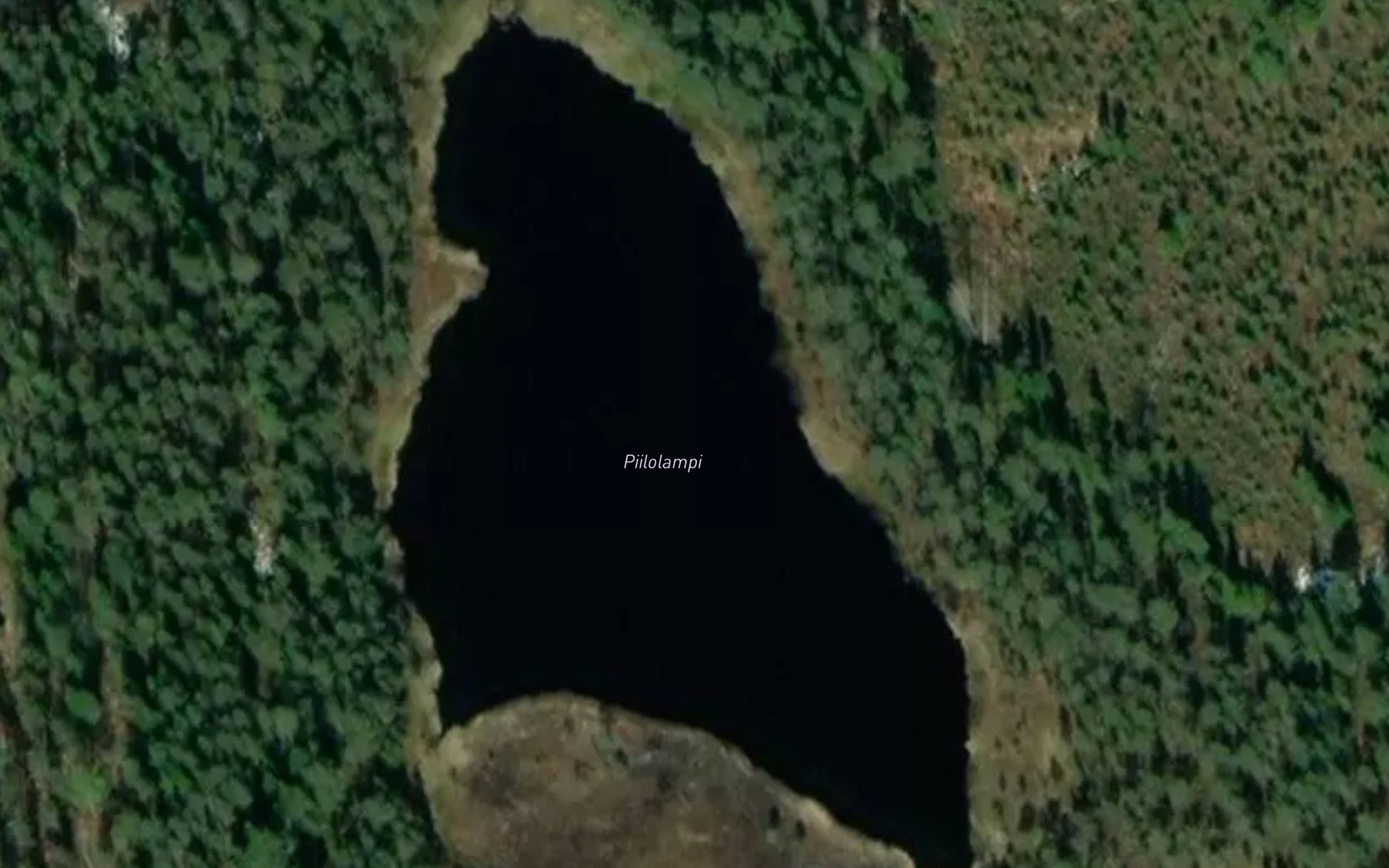 Satellite map of the Piilolampi