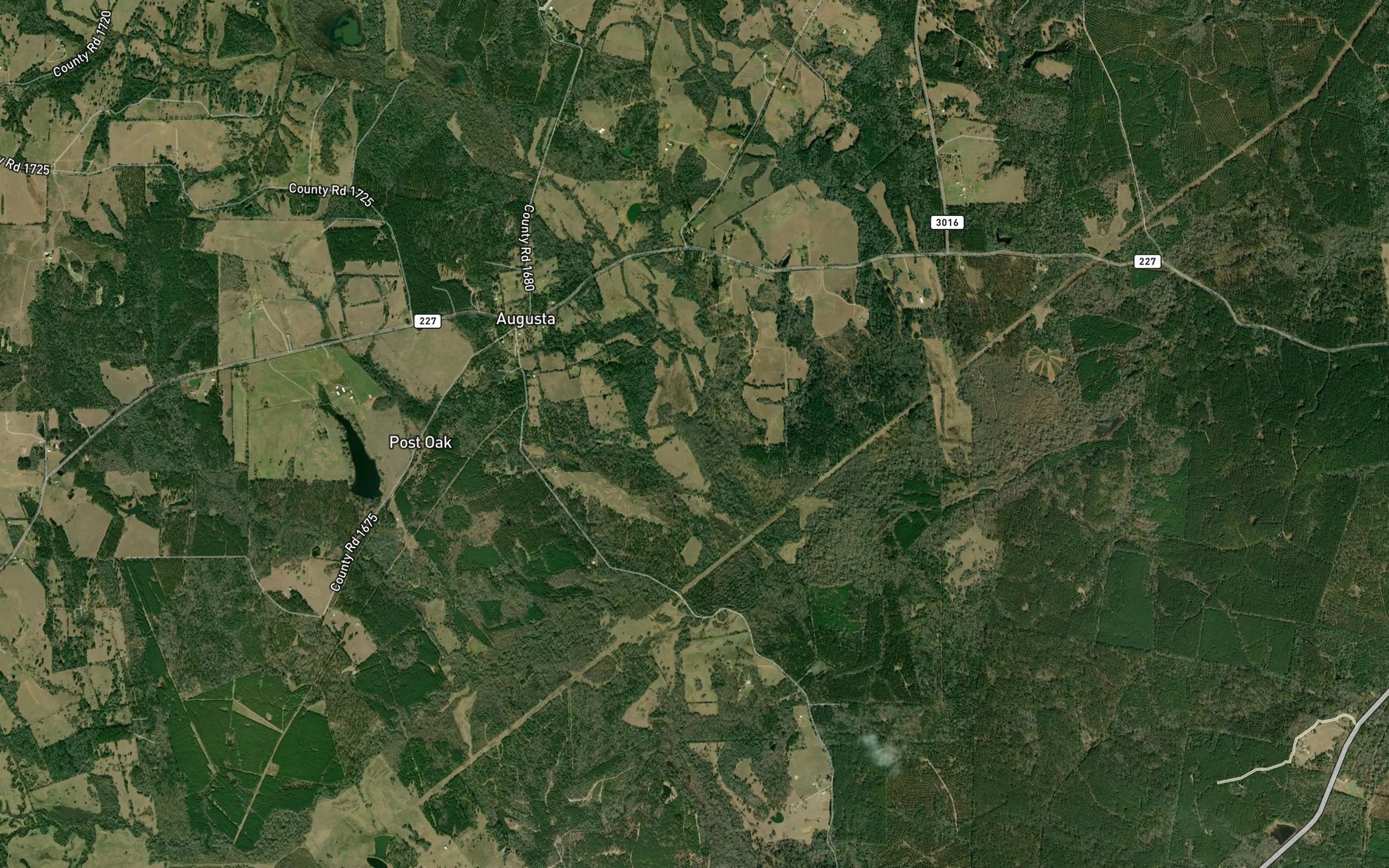 Satellite map of the Sheridan Branch