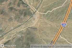 Satellite map of the Flattop Wash
