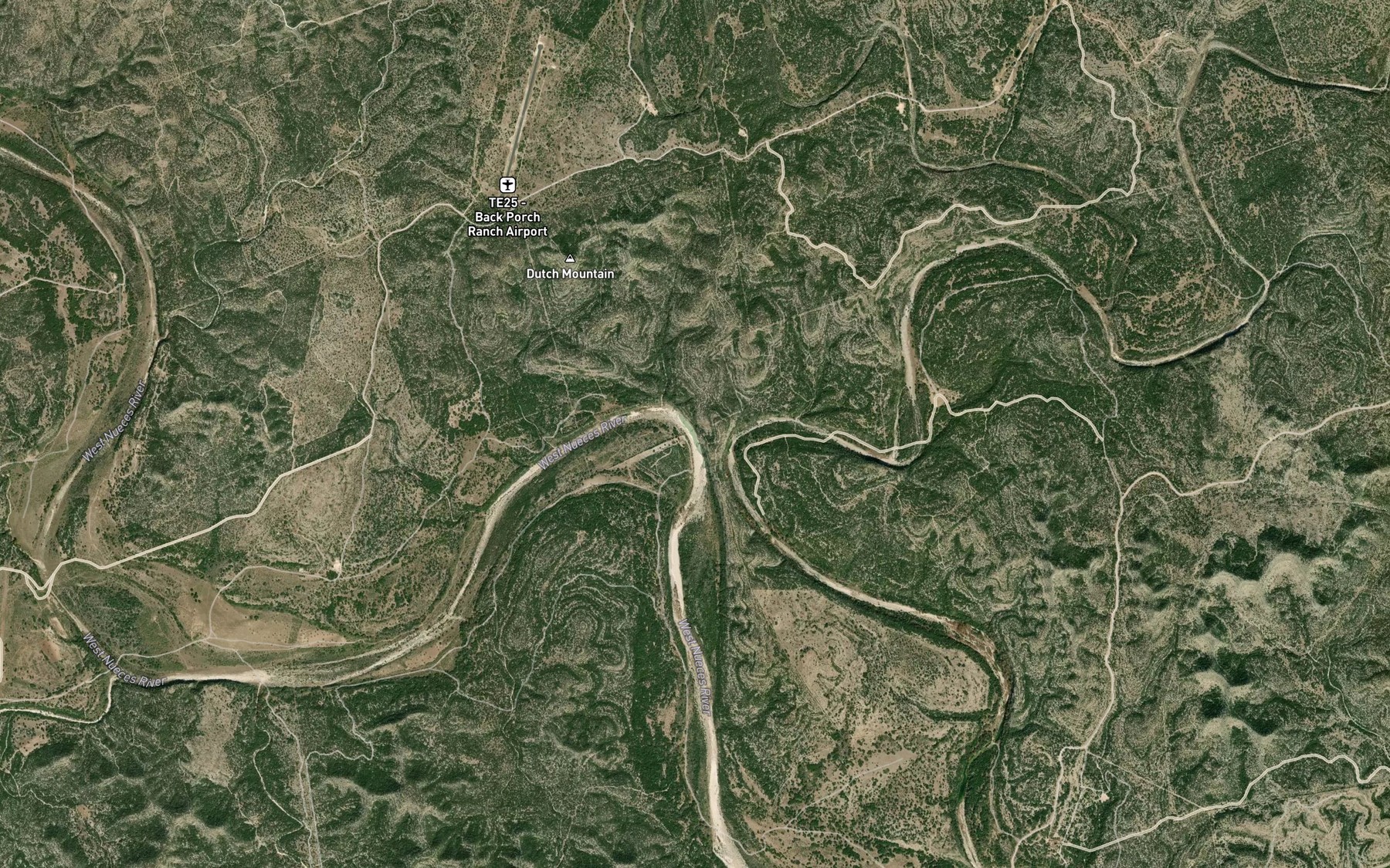 Satellite map of the Dutch Waterhole