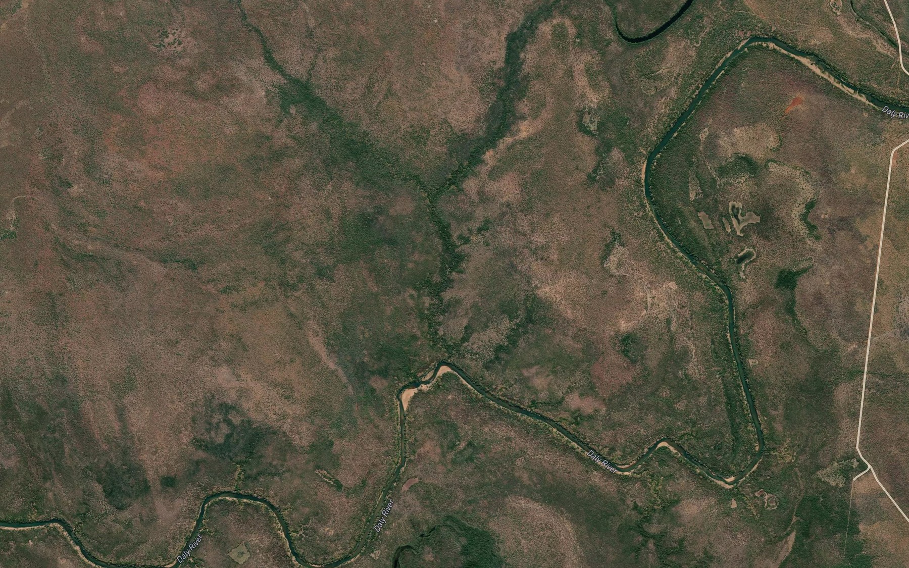 Satellite map of the Cloonmera Creek