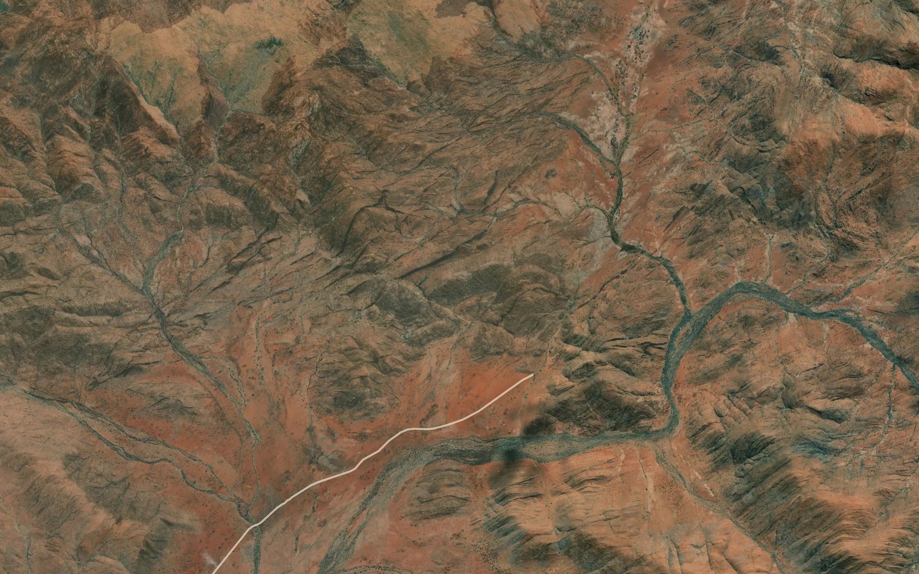 Satellite map of the Neuwaminna Spring
