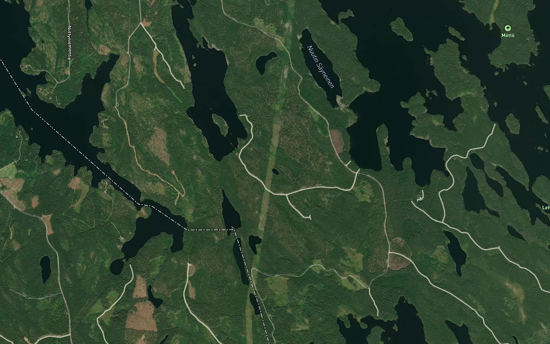 Satellite map of the Isonsuonlampi