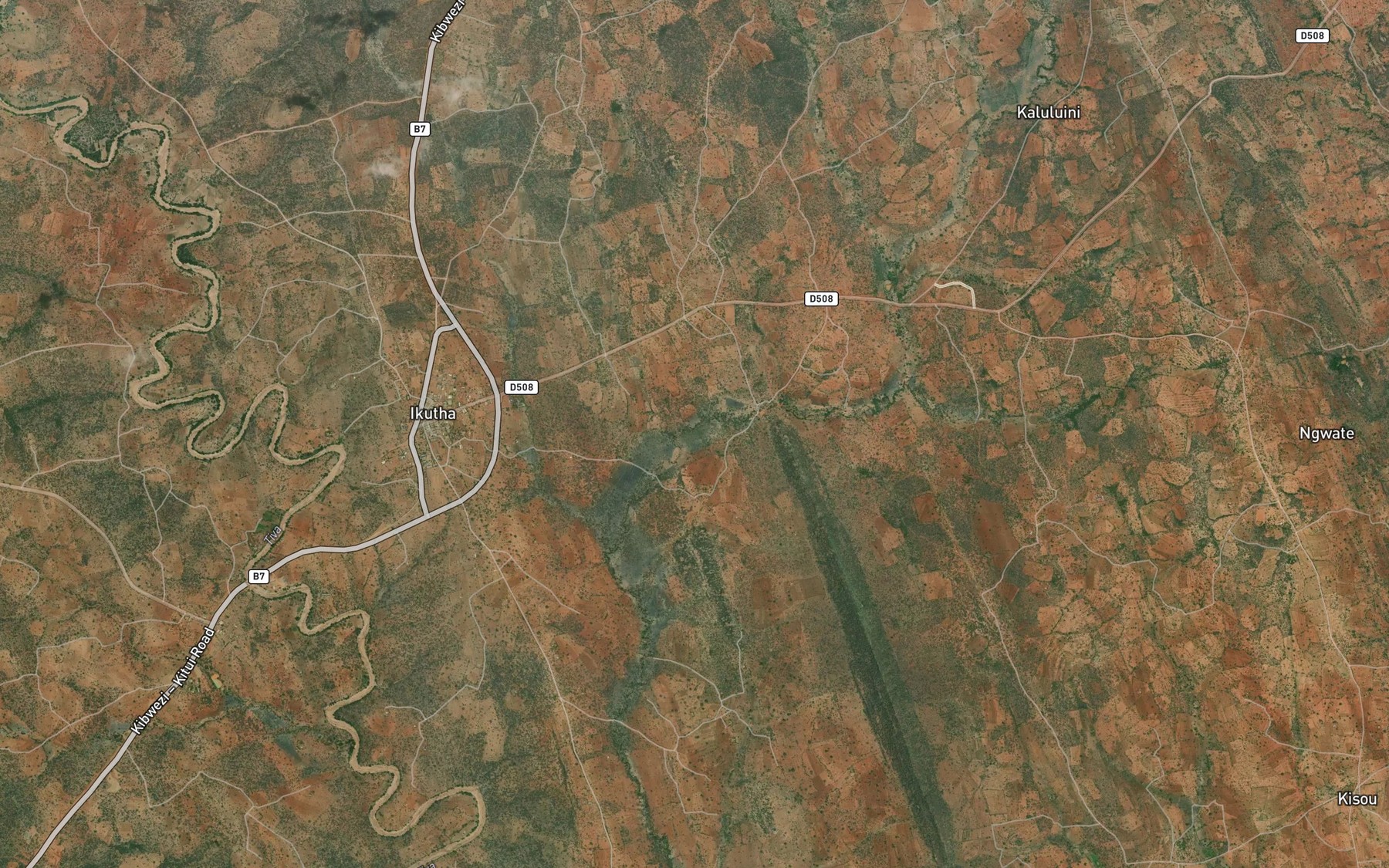 Satellite map of the Kawala