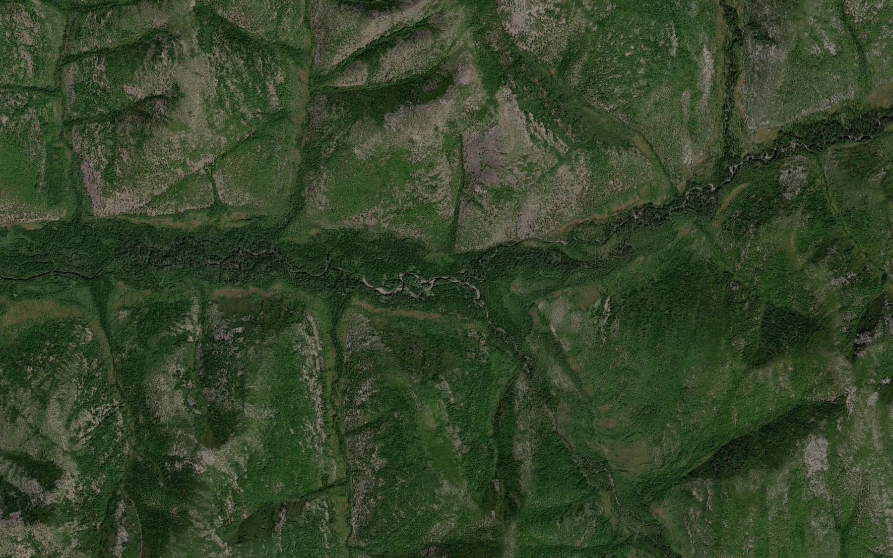 Satellite map of the Pravyy Kur