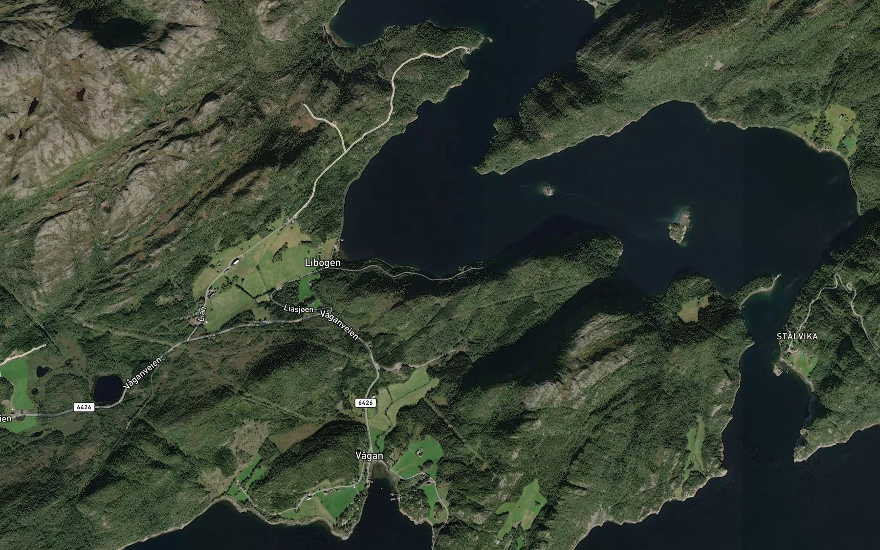Satellite map of the Libugen