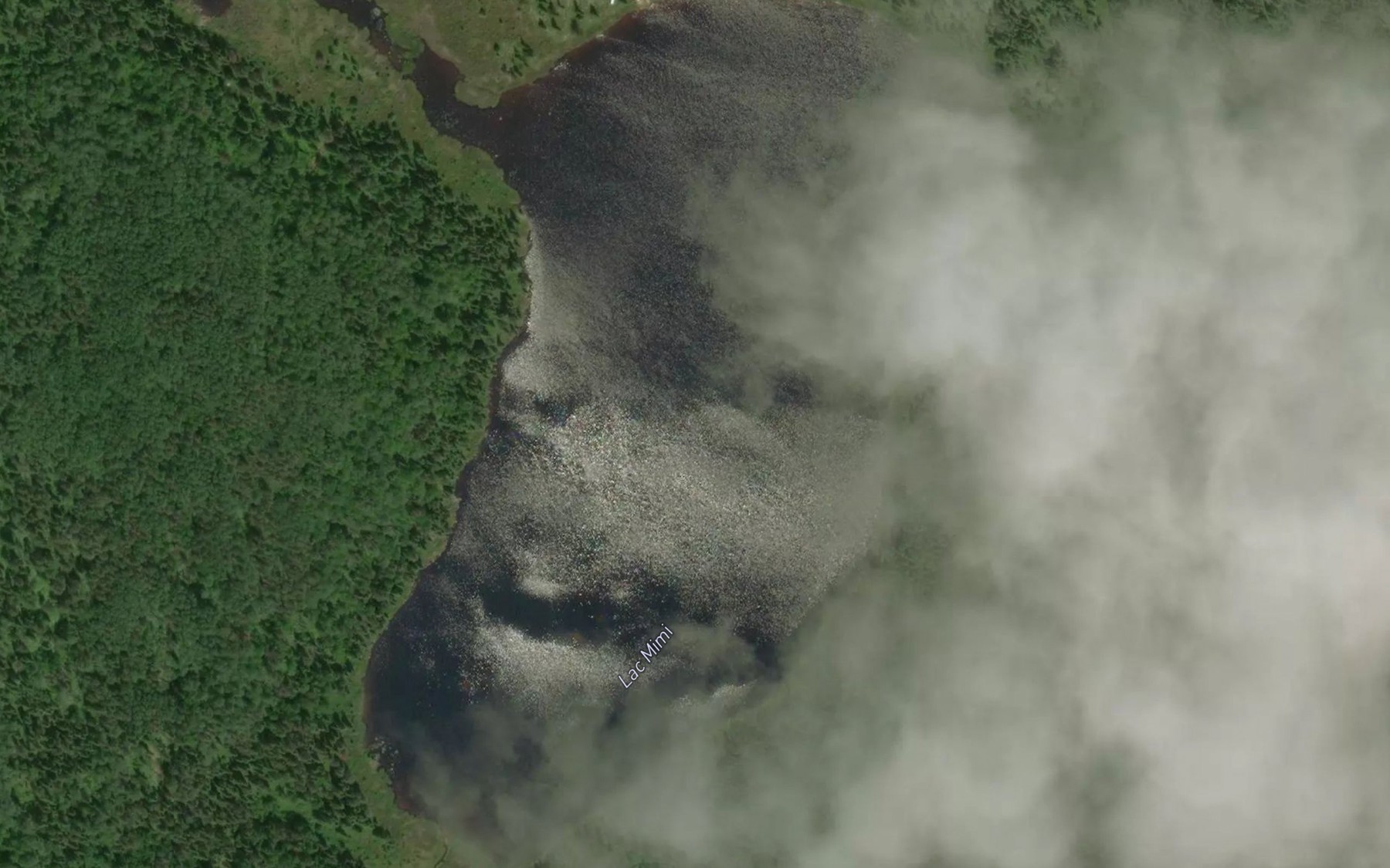 Satellite map of the Lac Mimi
