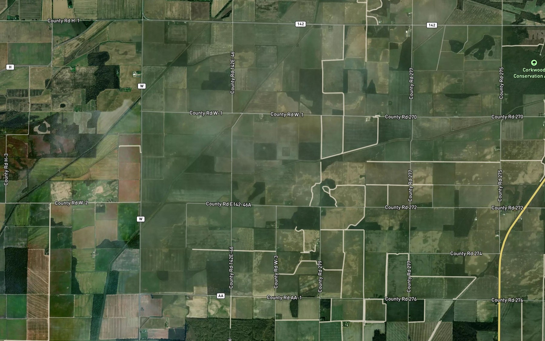 Satellite map of the Lateral Number 1