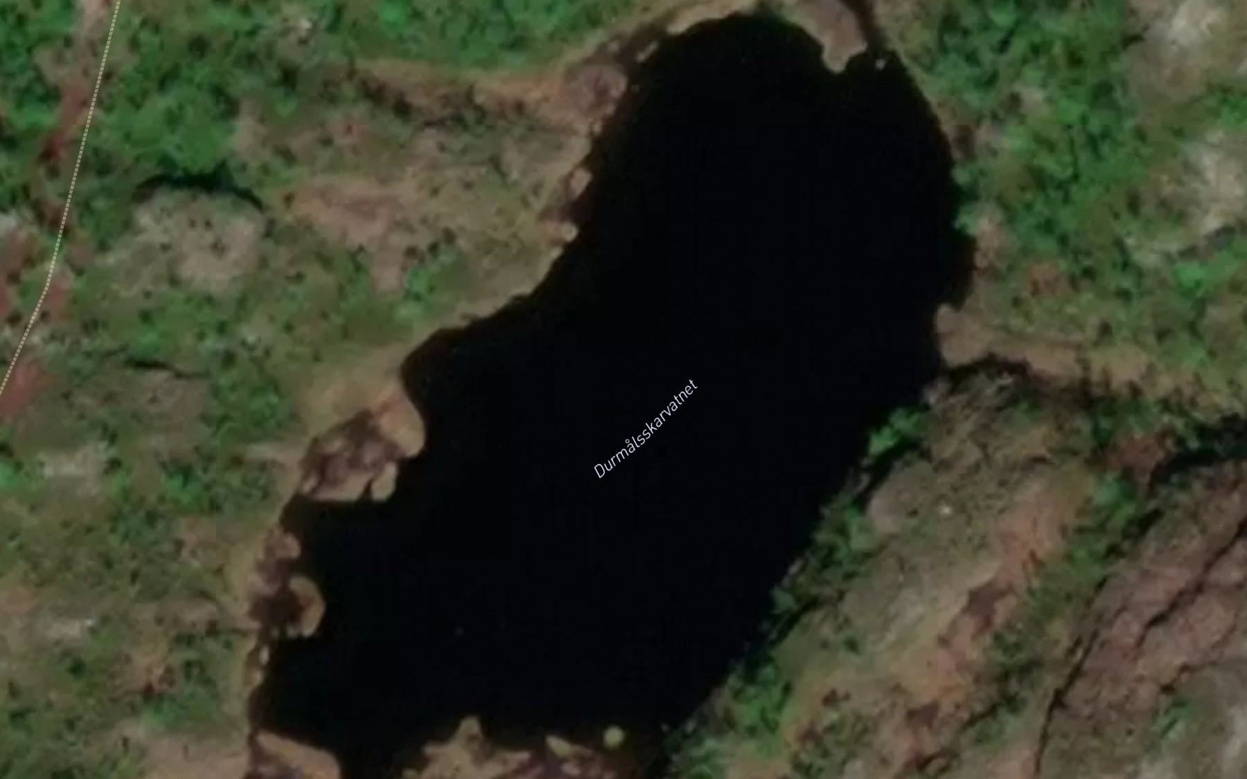 Satellite map of the Durmalsskardvatnet