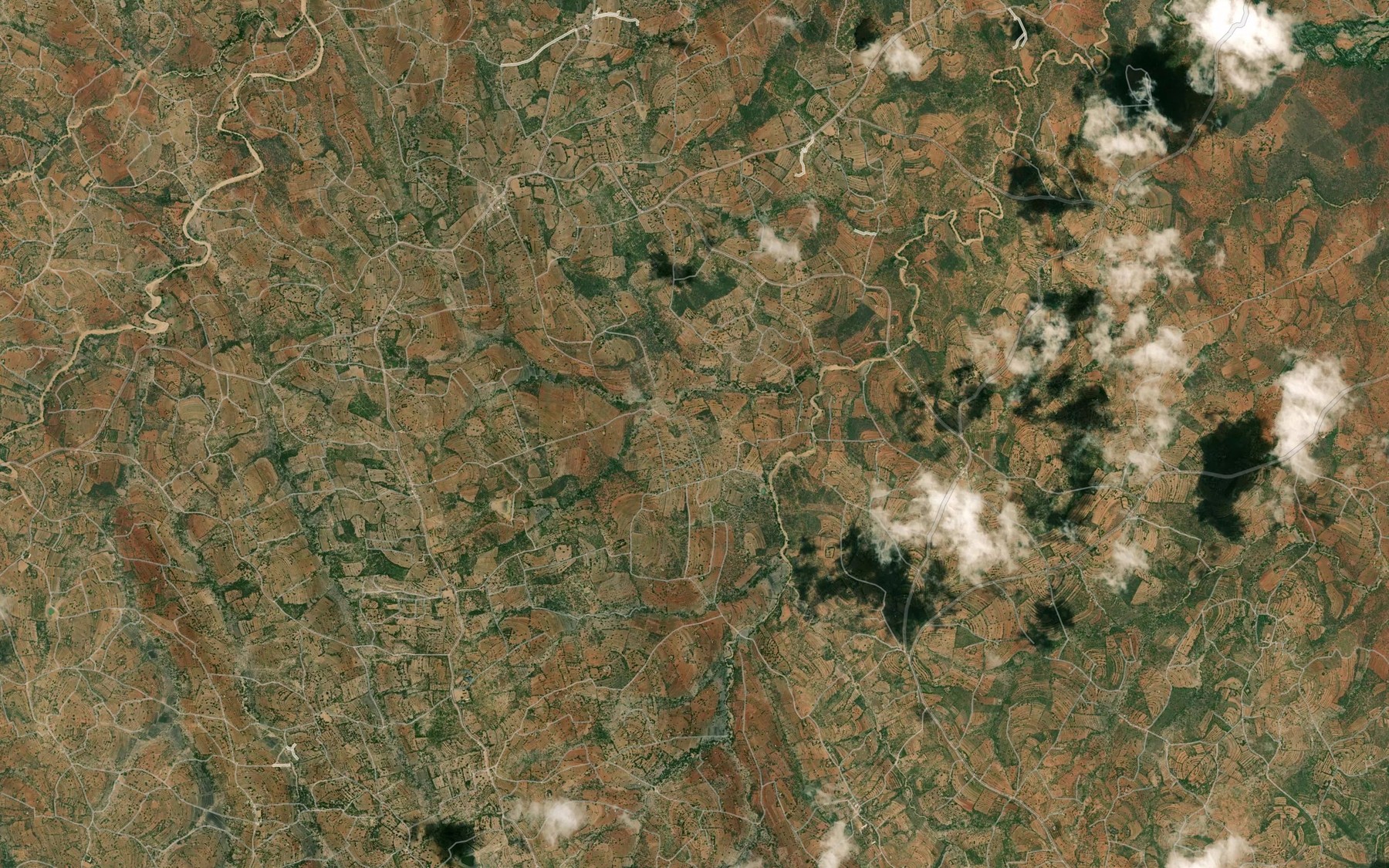 Satellite map of the Nthekethe