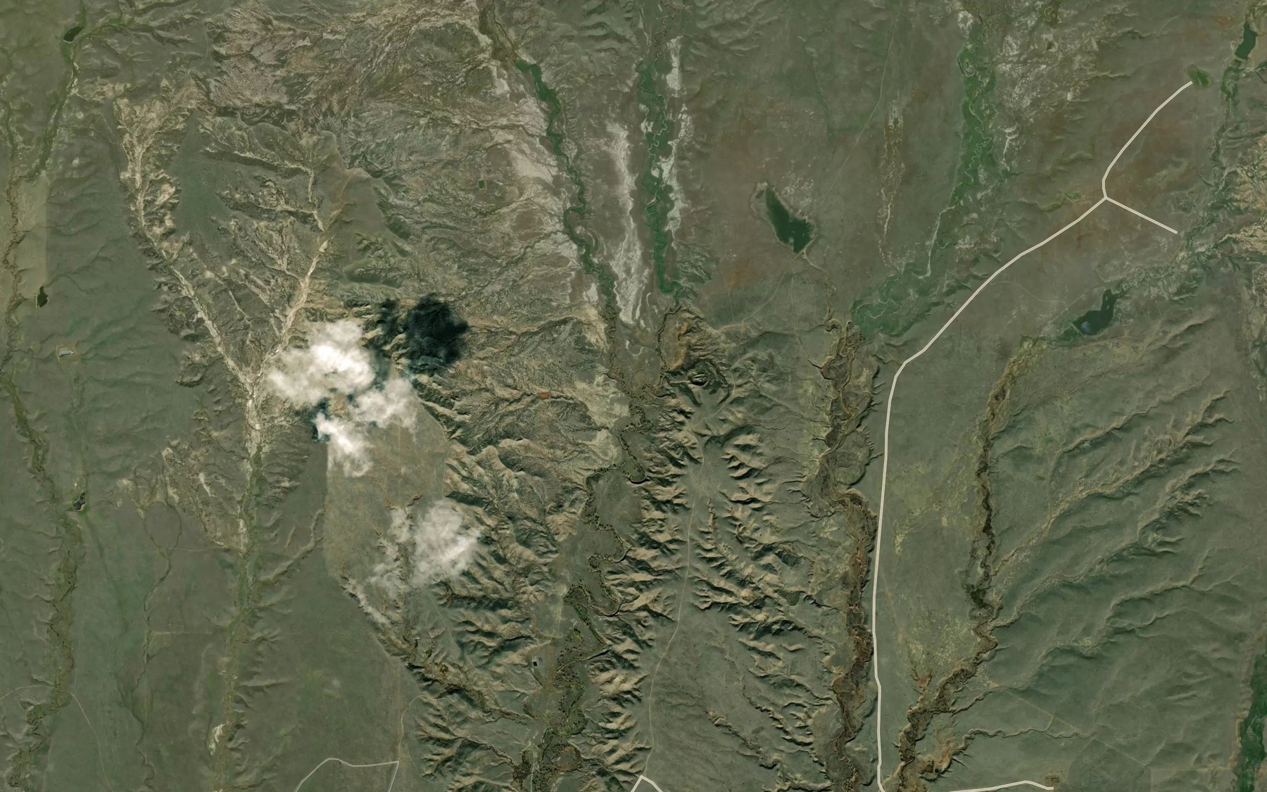 Satellite map of the West Fork Canyon Creek