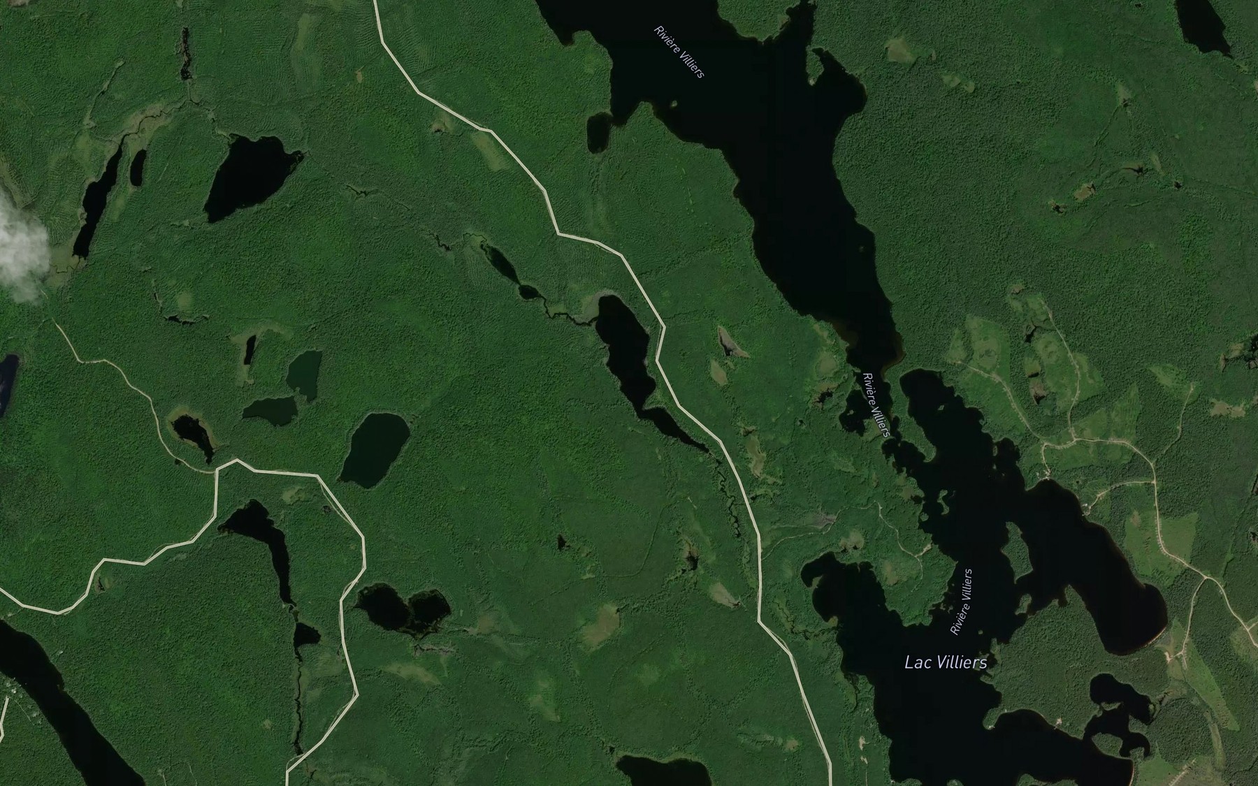 Satellite map of the Lac Kawasehoniwakamak