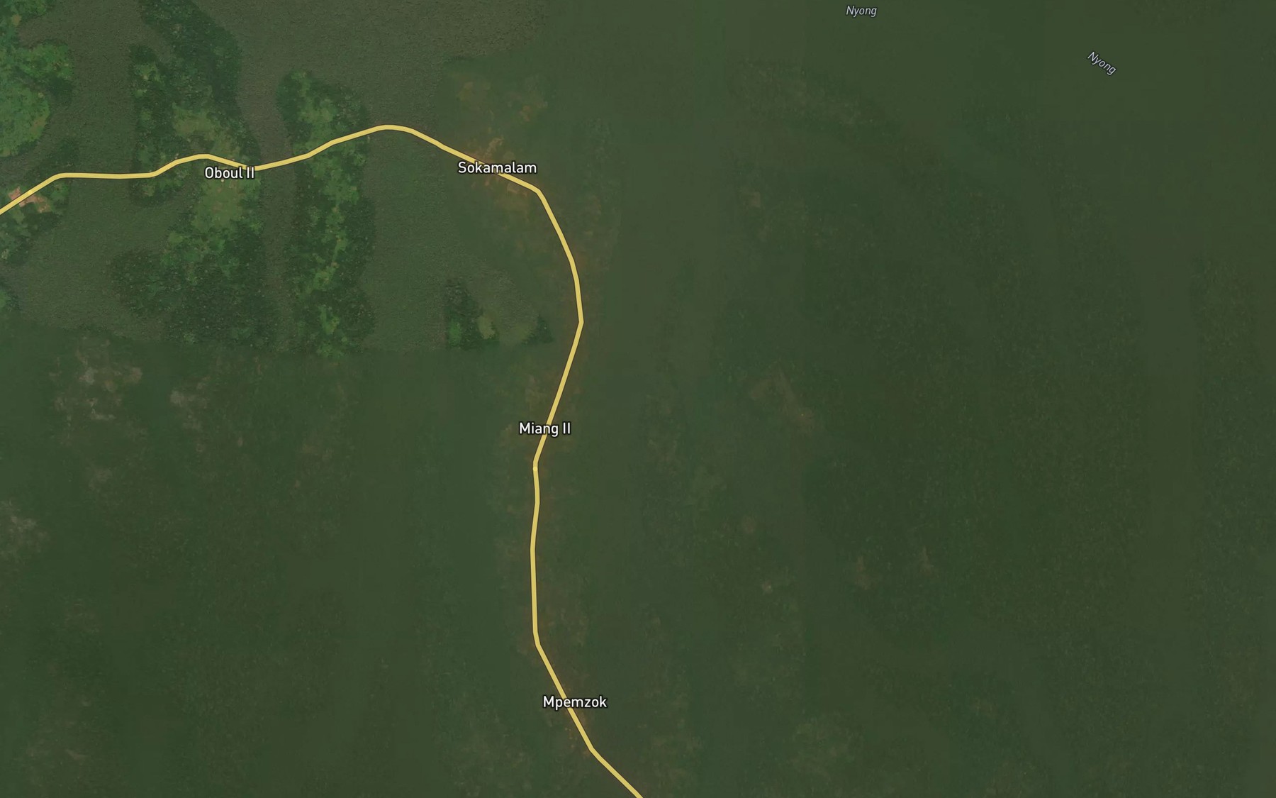 Satellite map of the Mfouom