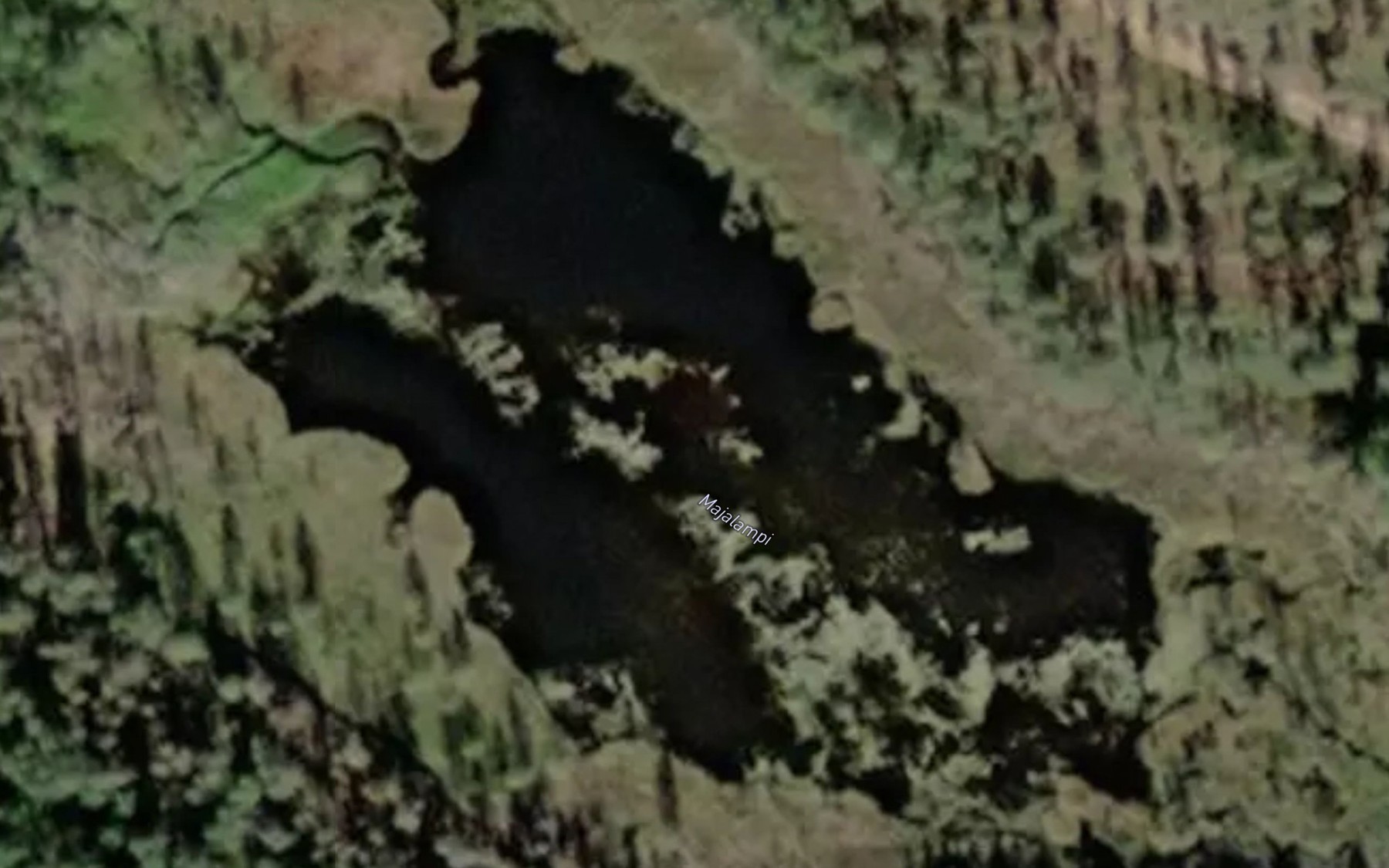 Satellite map of the Majalampi