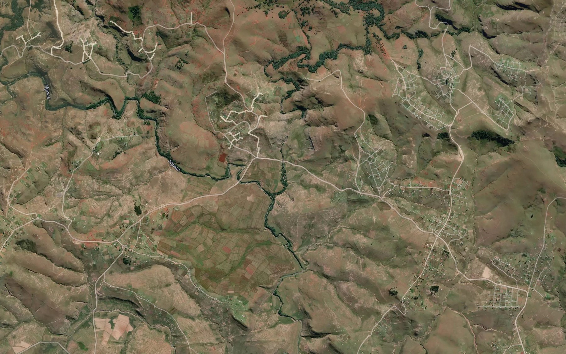 Satellite map of the Nkwenkwezi
