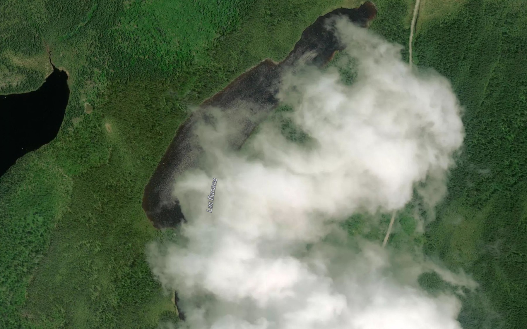 Satellite map of the Lac Banane
