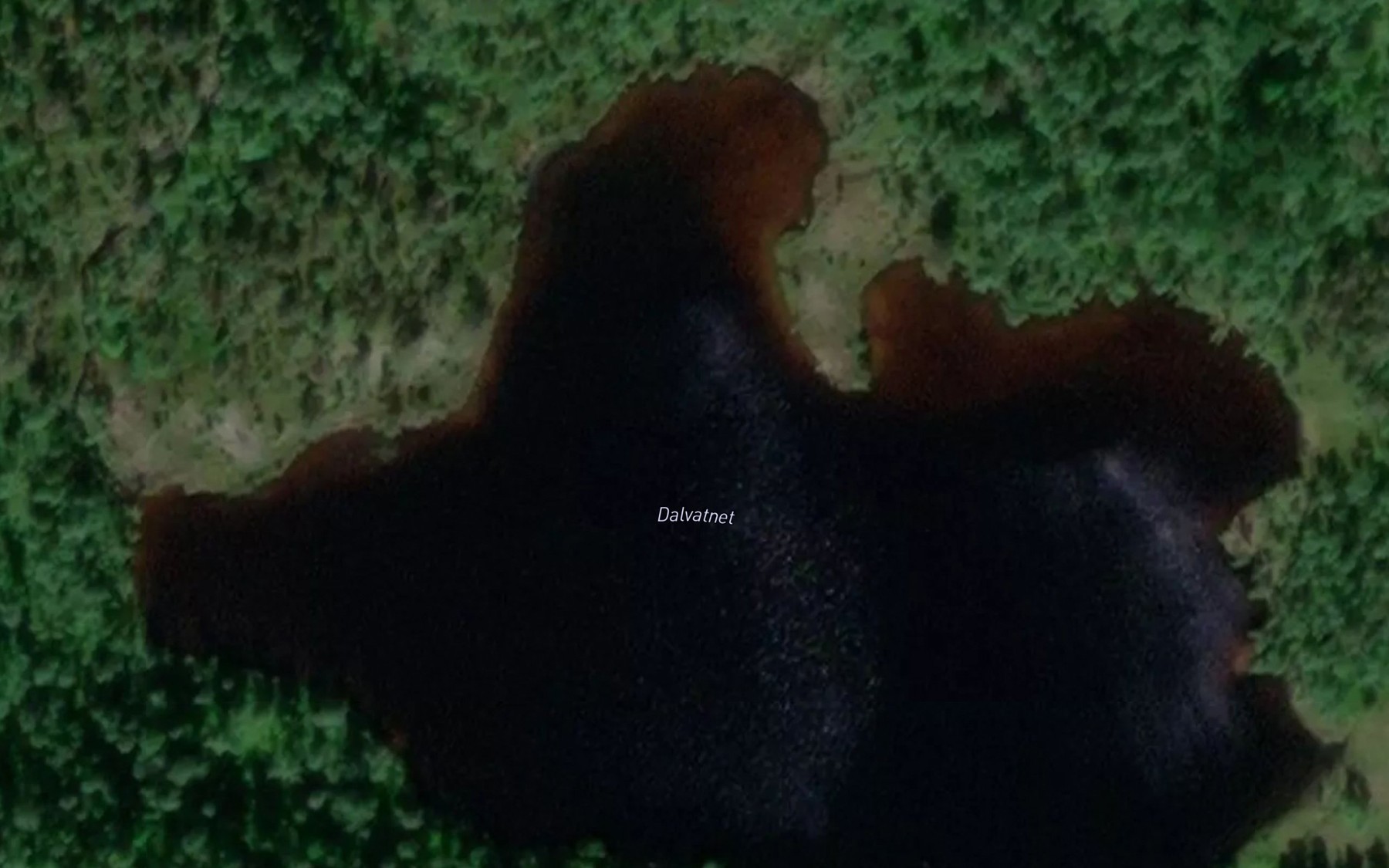 Satellite map of the Dalsvatnet