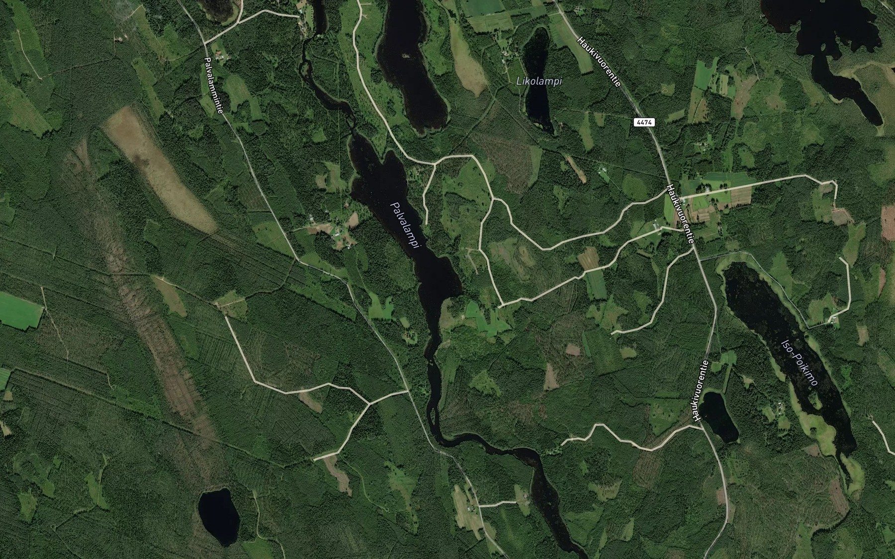 Satellite map of the Haapakaarre