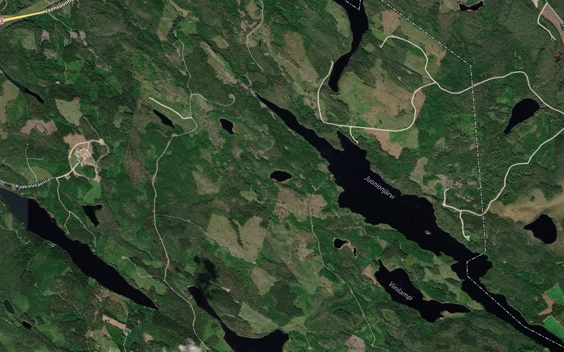 Satellite map of the Vuorilampi