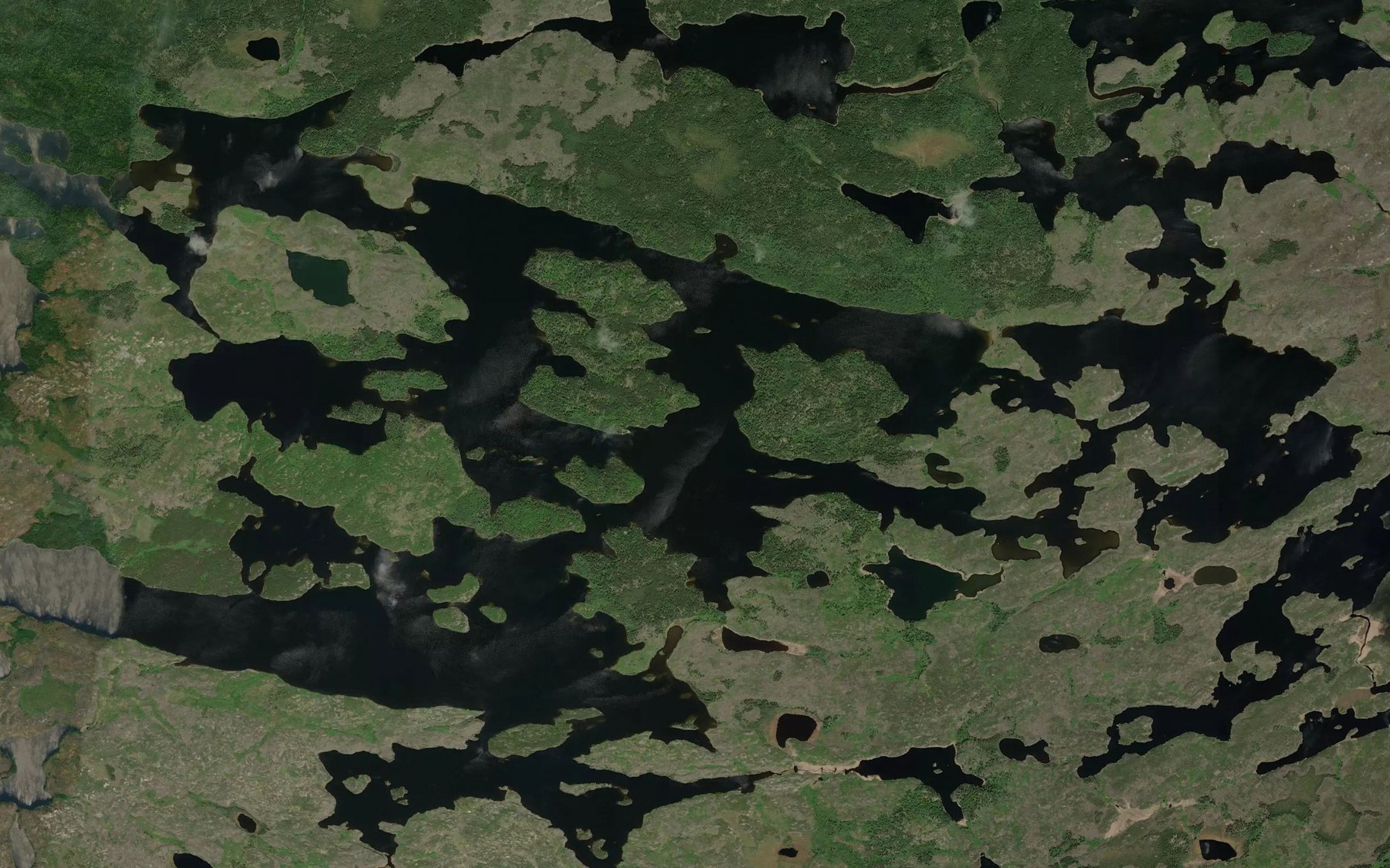 Satellite map of the Seagrave Lake