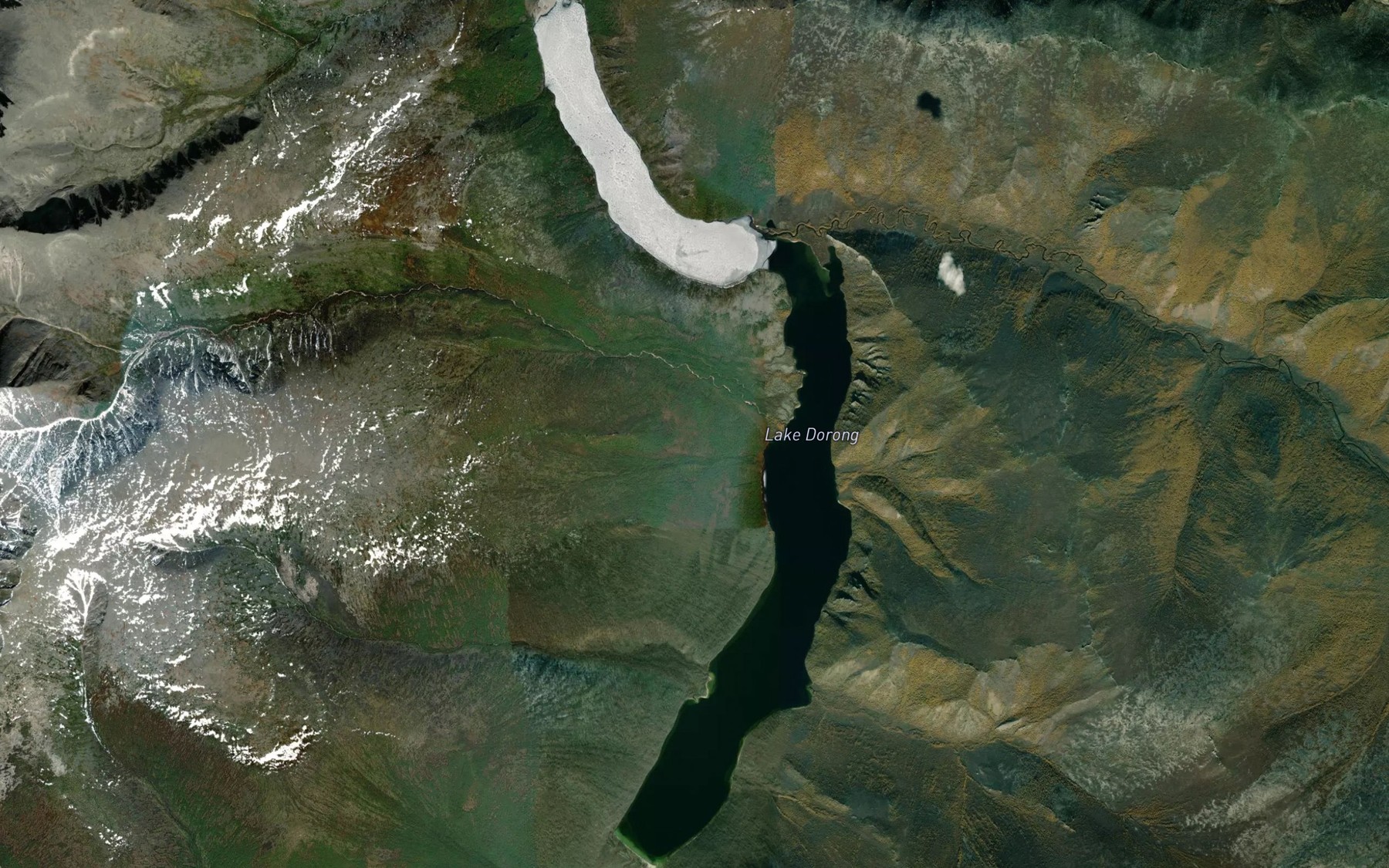 Satellite map of the Ozero Dorong