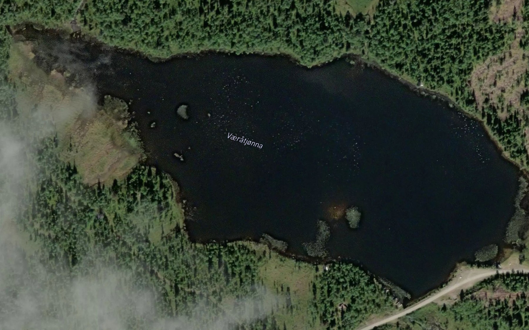 Satellite map of the Vaeratjonna