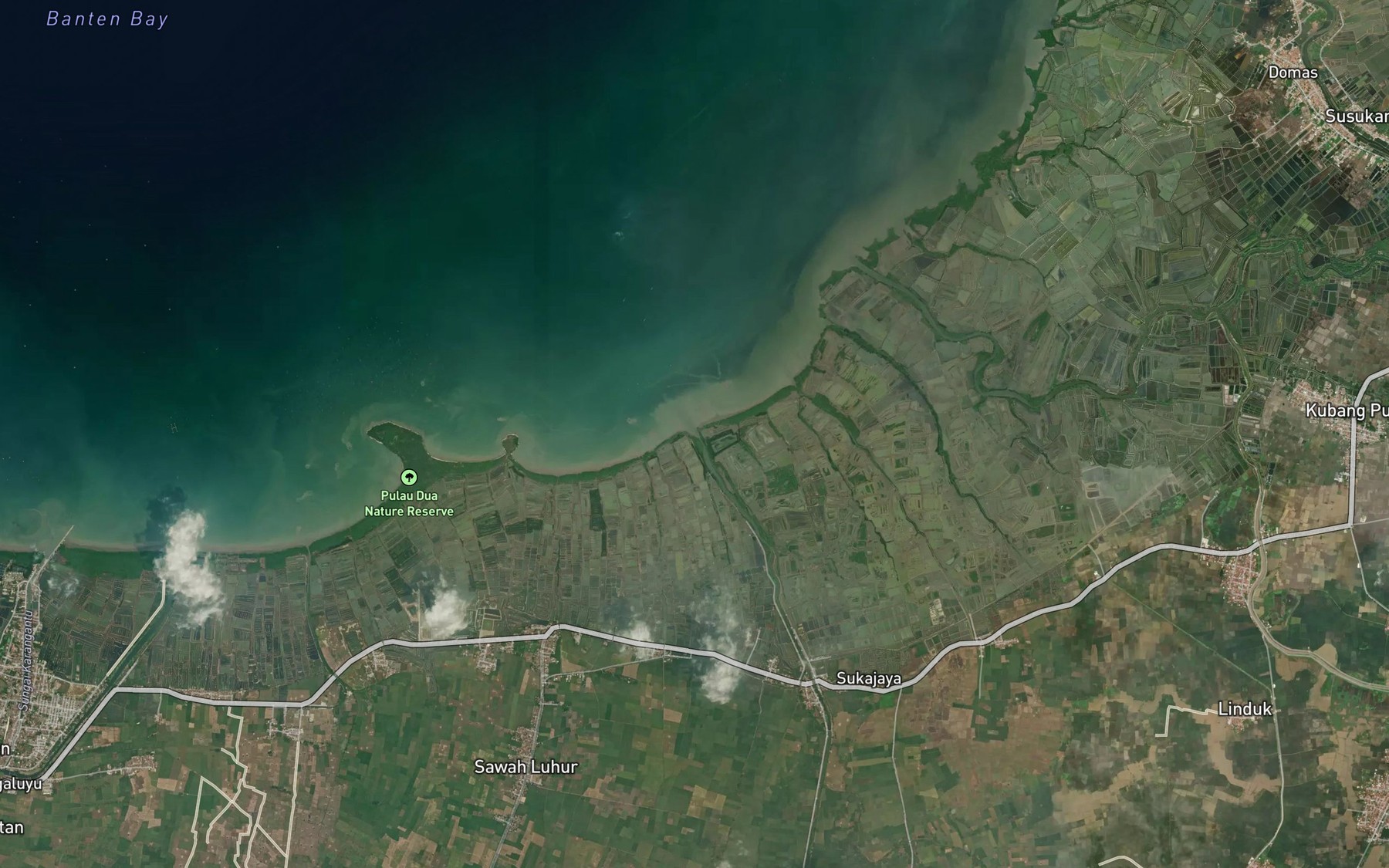 Satellite map of the Ci Kemayungan