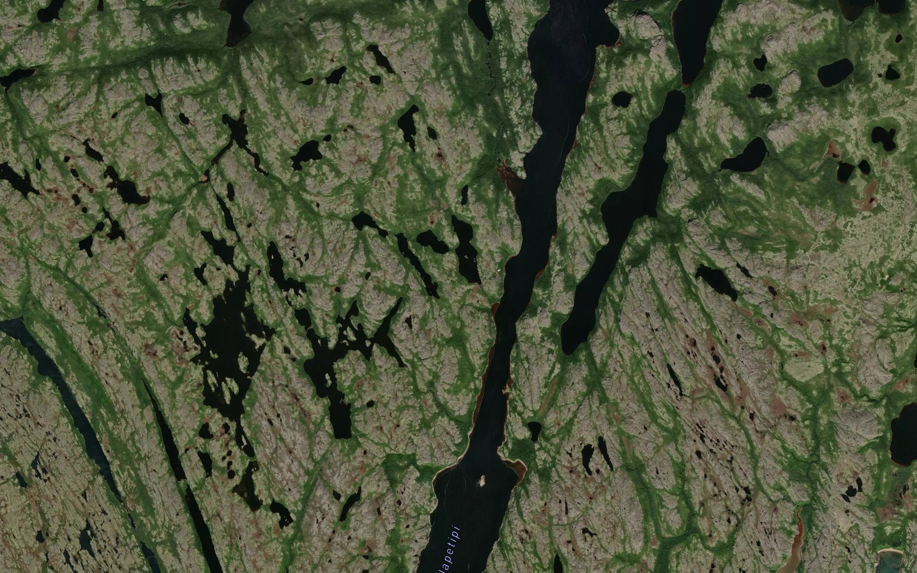 Satellite map of the Baie Napetipi