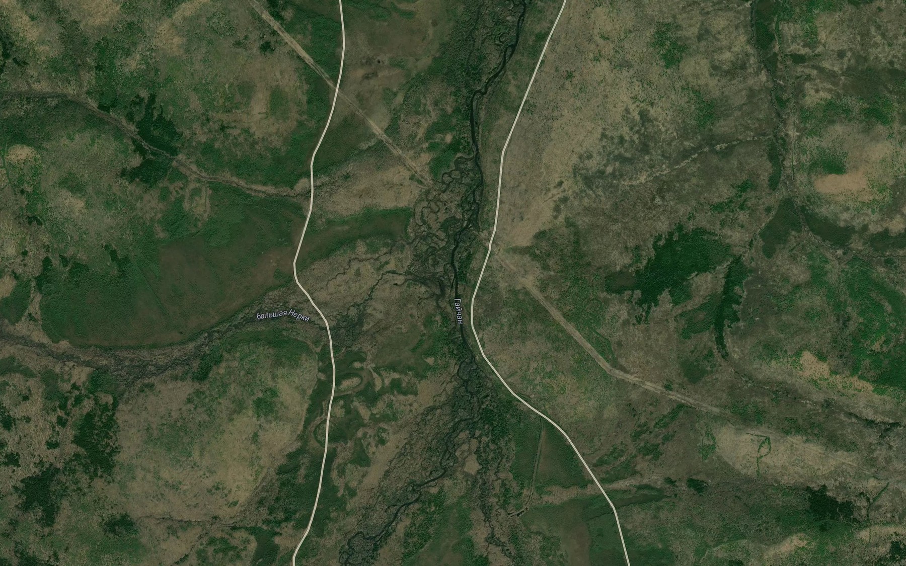 Satellite map of the Bol'shaya Netki