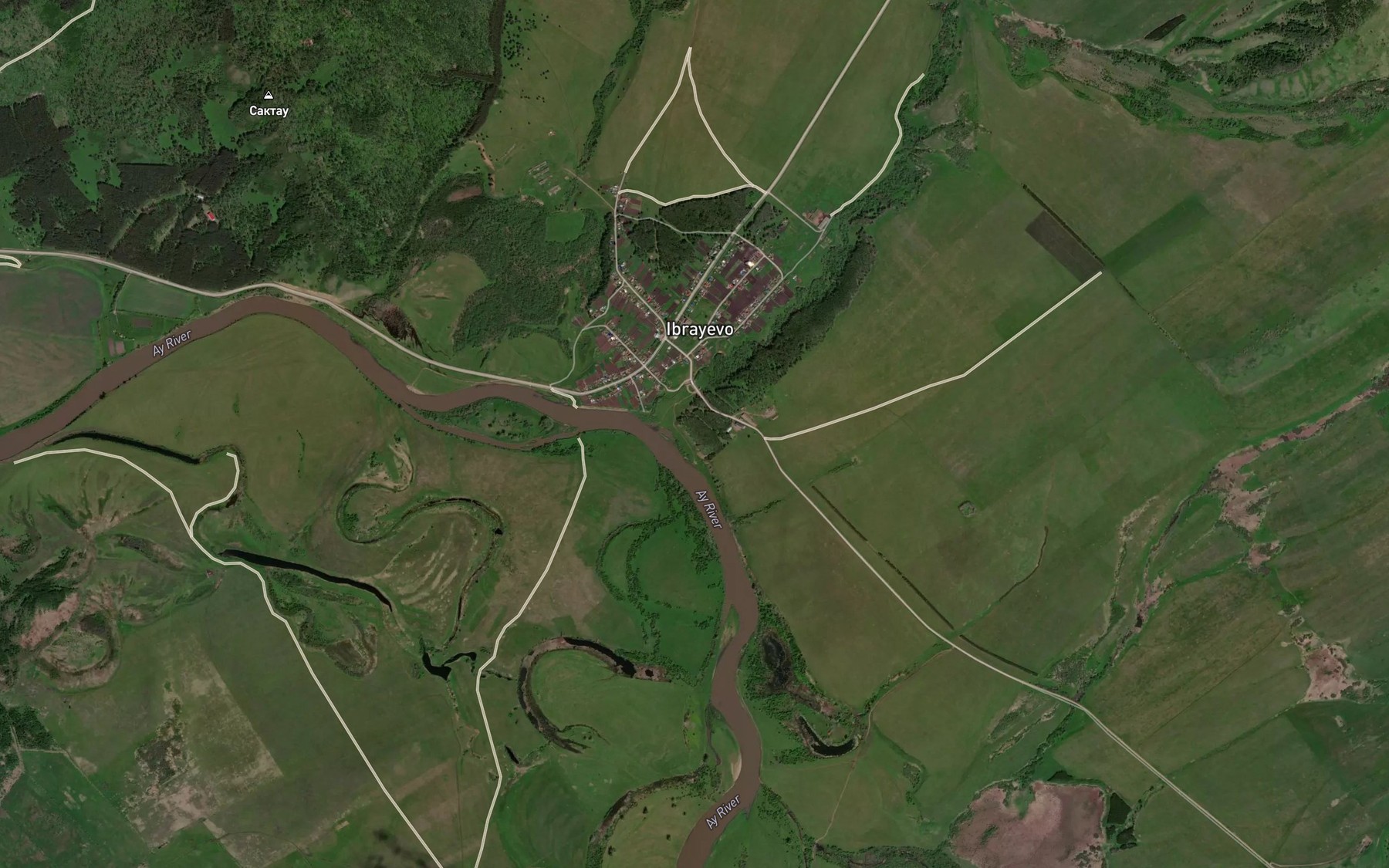 Satellite map of the Sunga