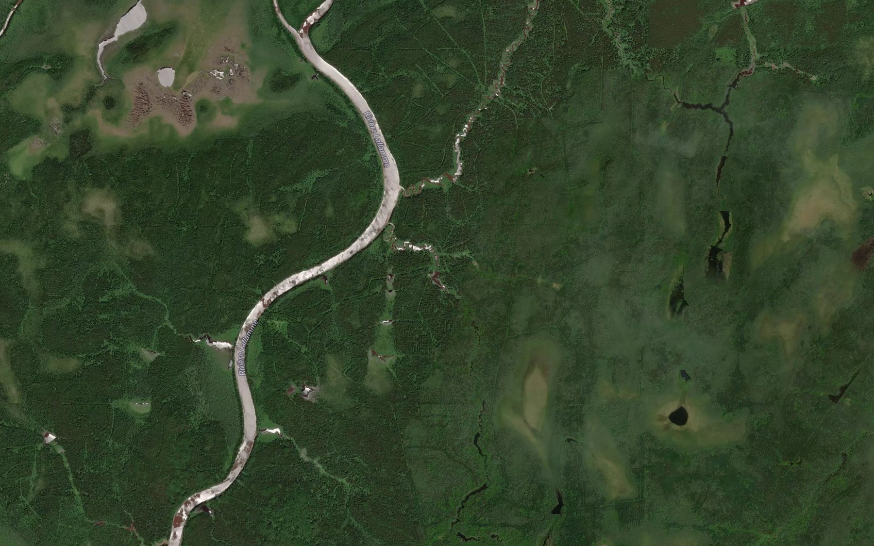Satellite map of the Ruisseau Pakodji