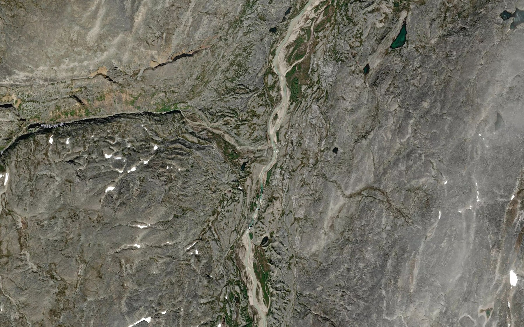 Satellite map of the Reatkajohka