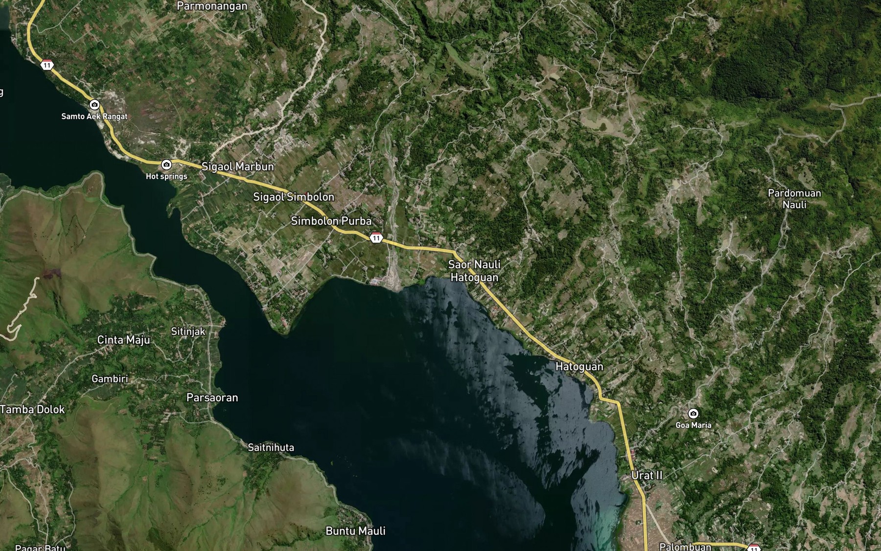 Satellite map of the Binanga Pait