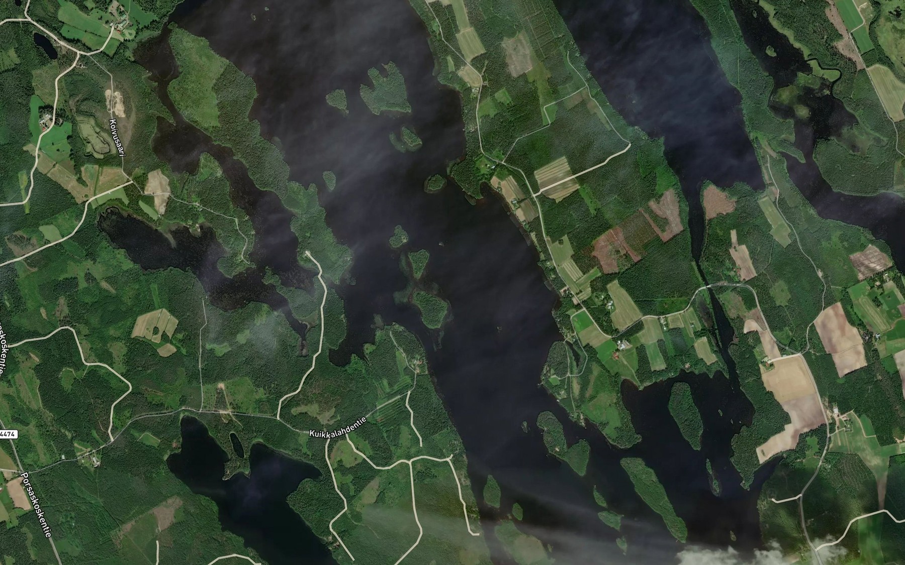 Satellite map of the Juurikkaselka