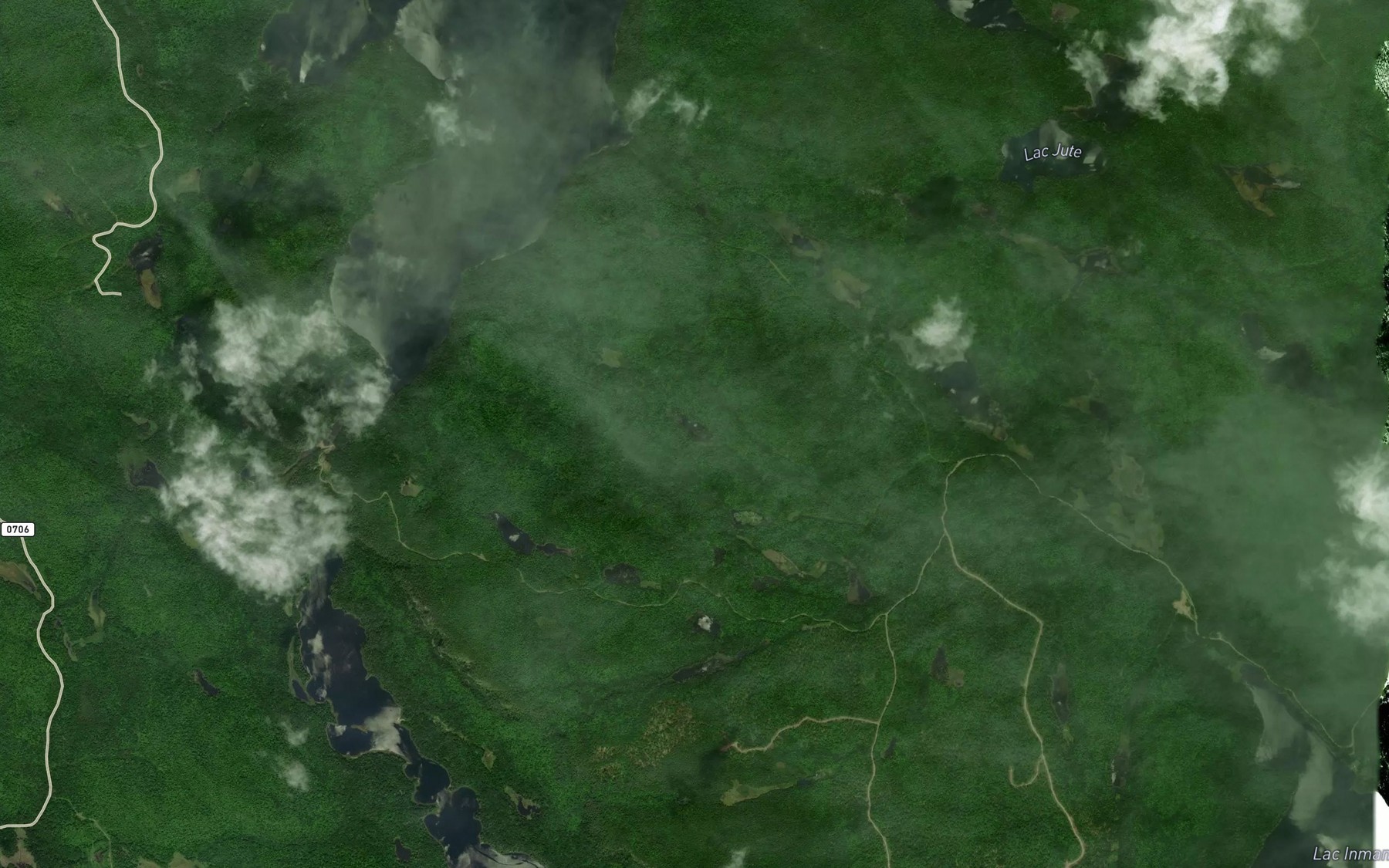 Satellite map of the Lac de Chevreuse