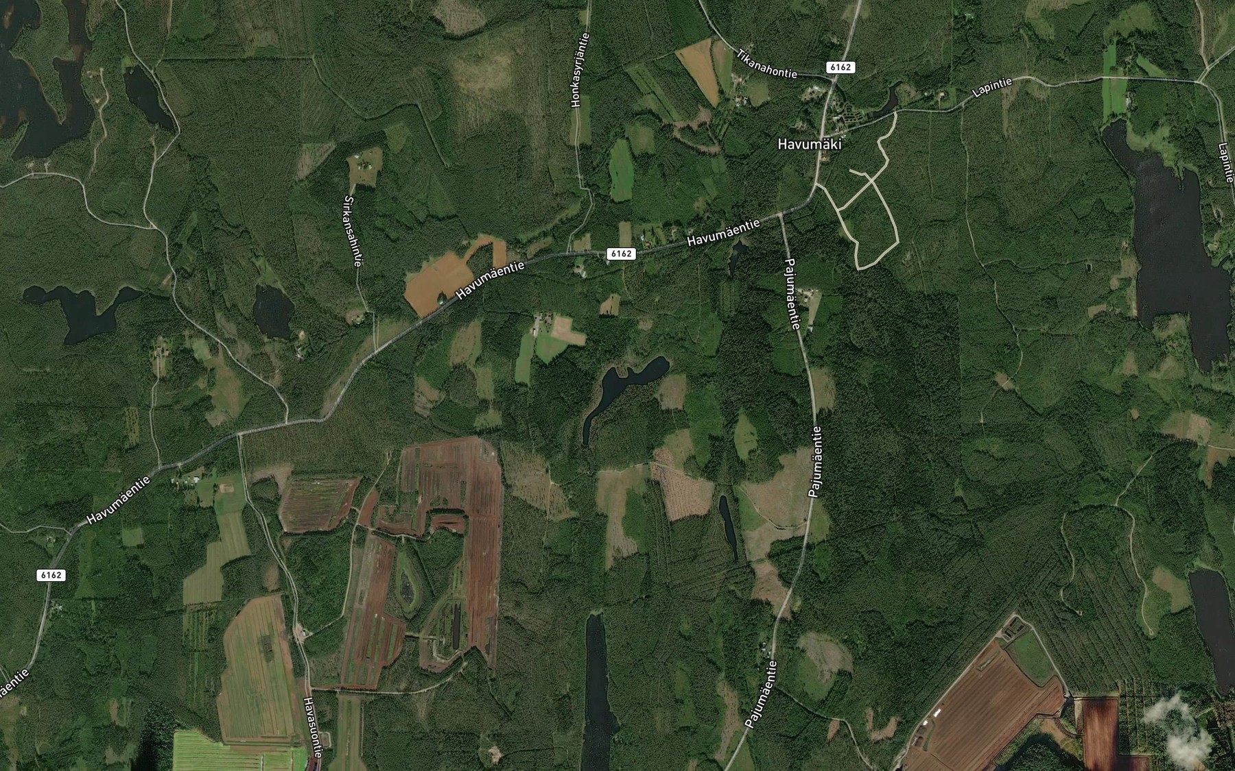 Satellite map of the Jukko