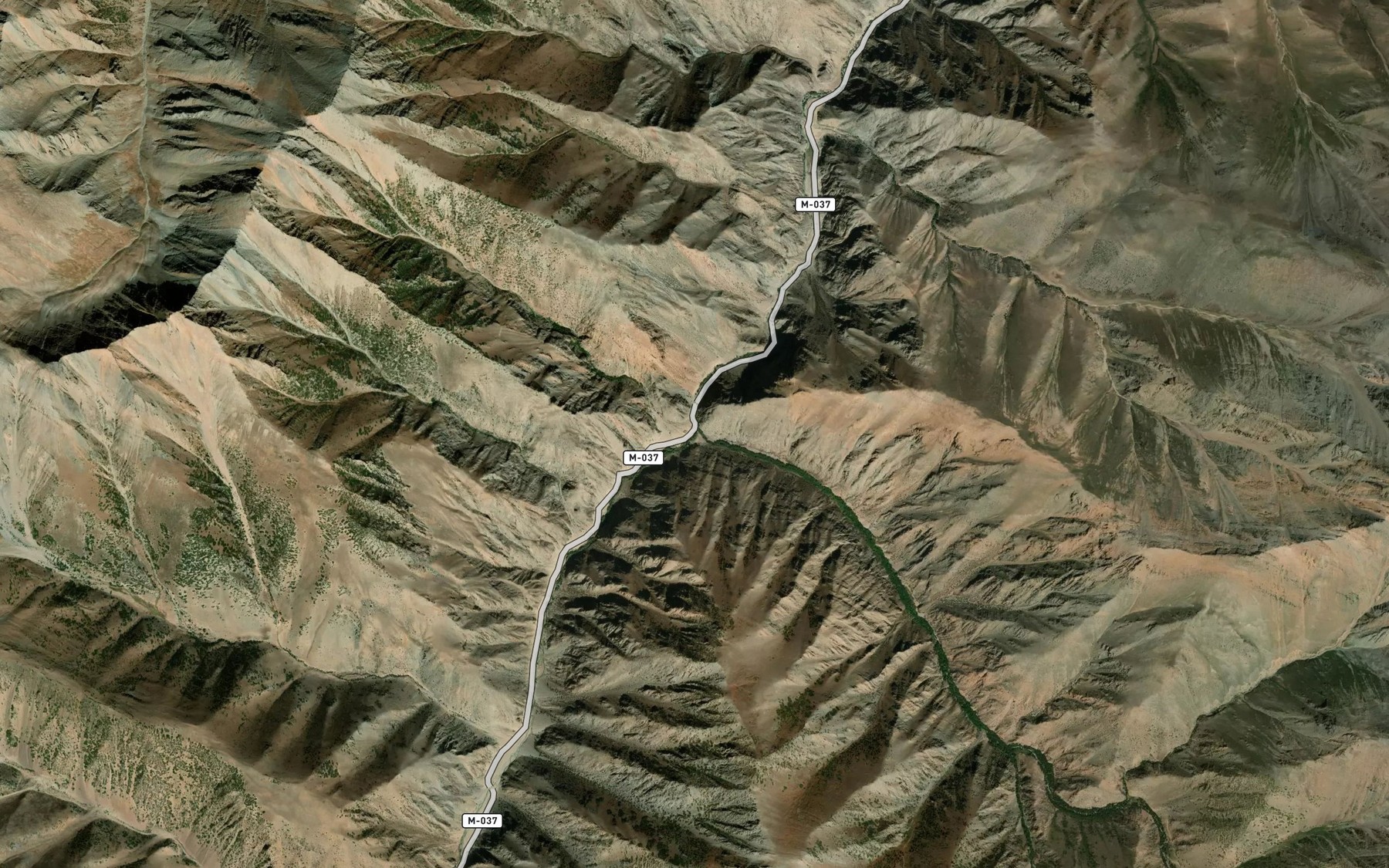 Satellite map of the Taldy-Say