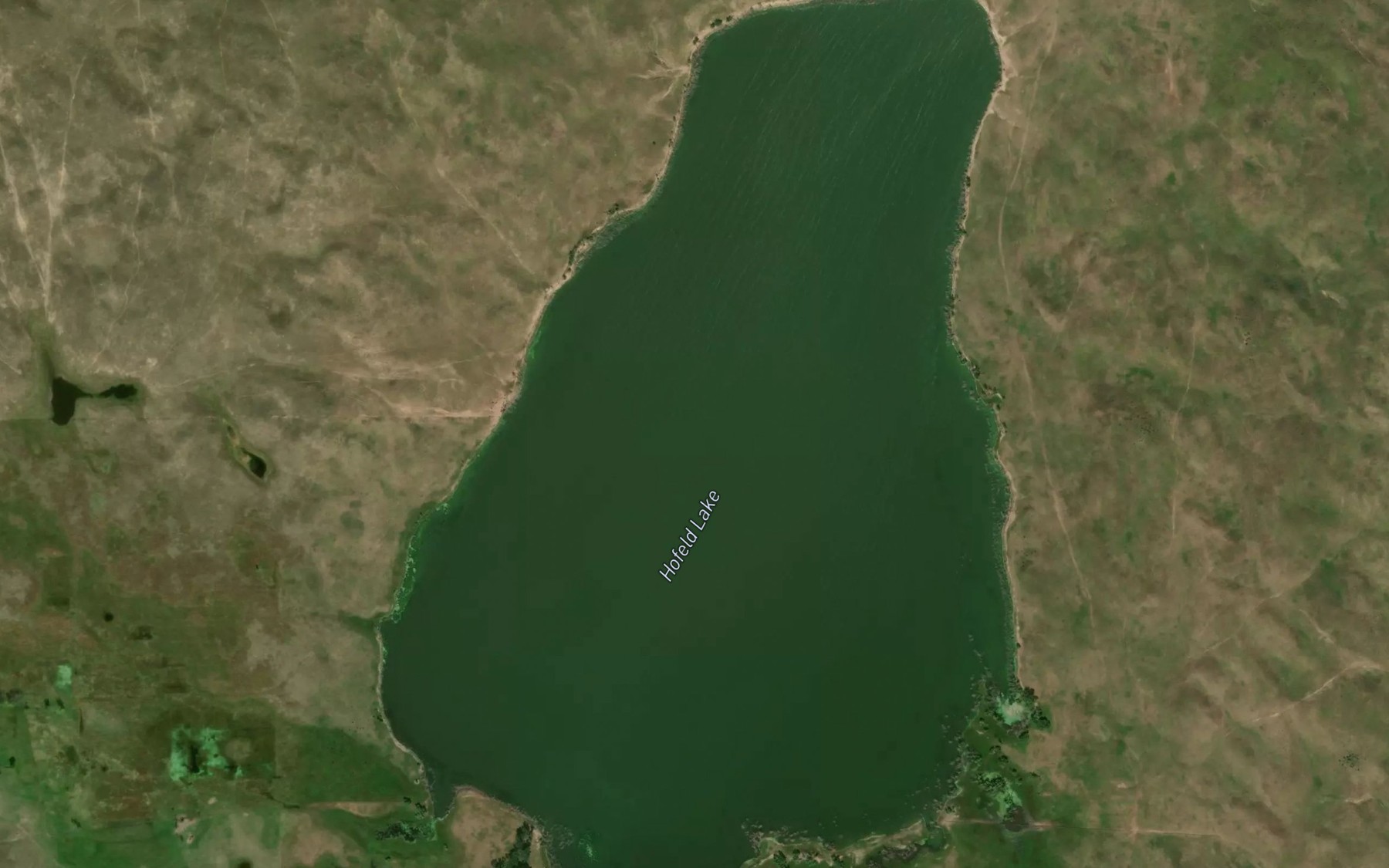 Satellite map of the Hofeld Lake