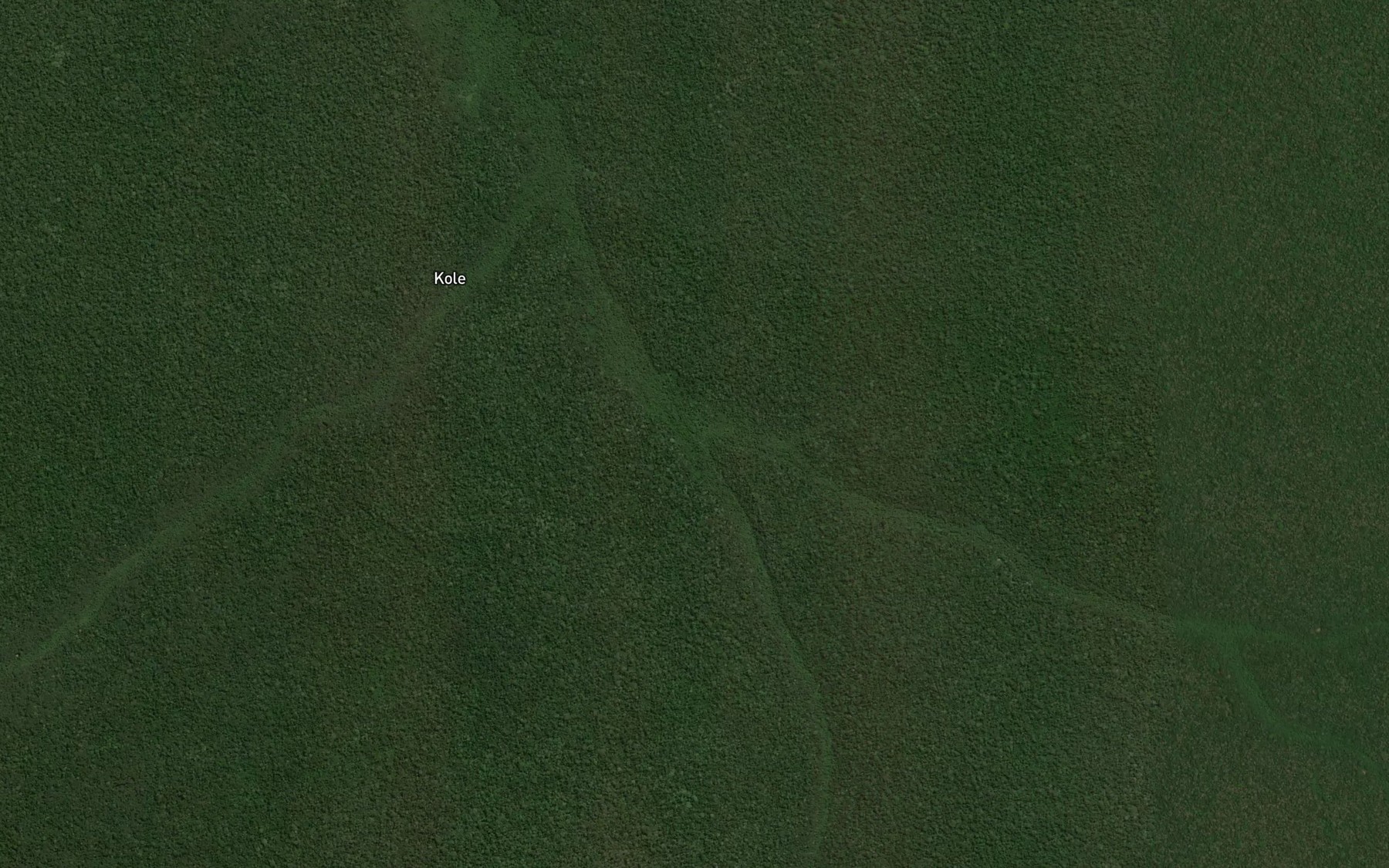 Satellite map of the Mangbengeda