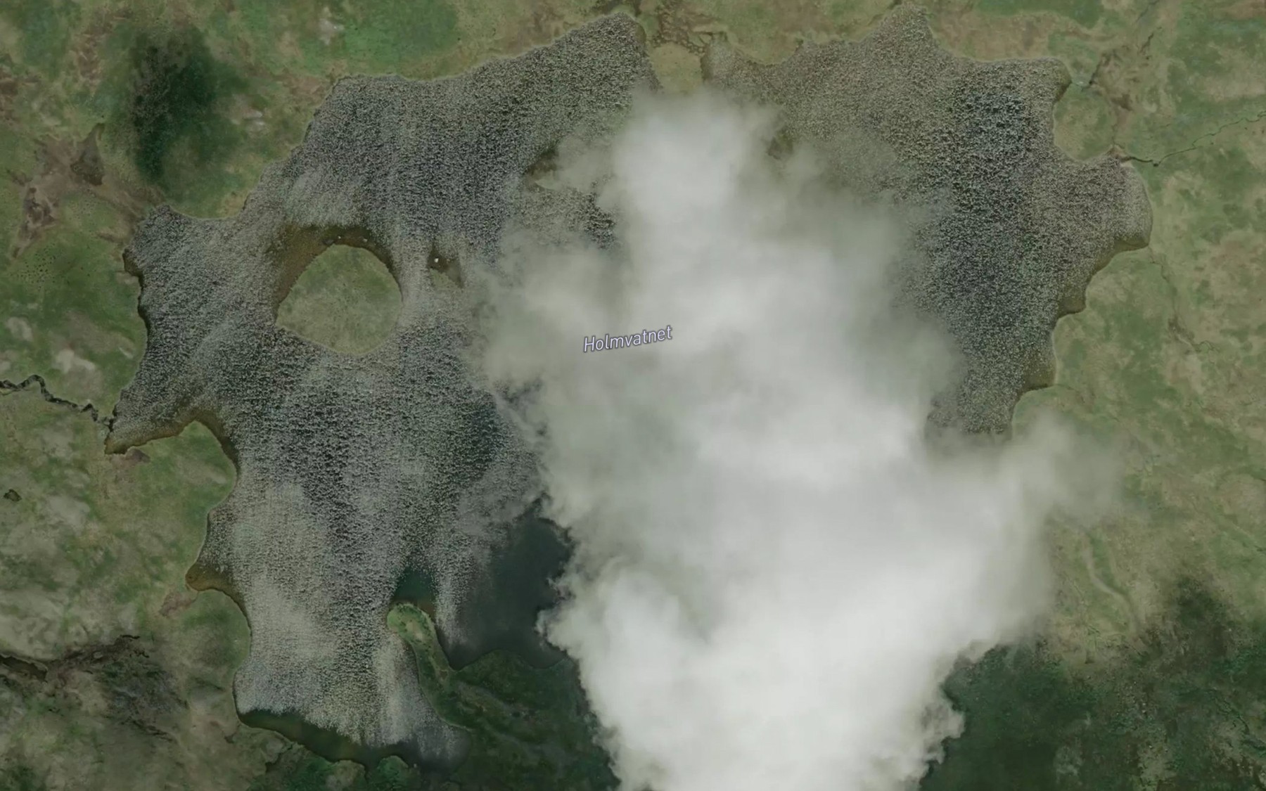 Satellite map of the Holmvatnet