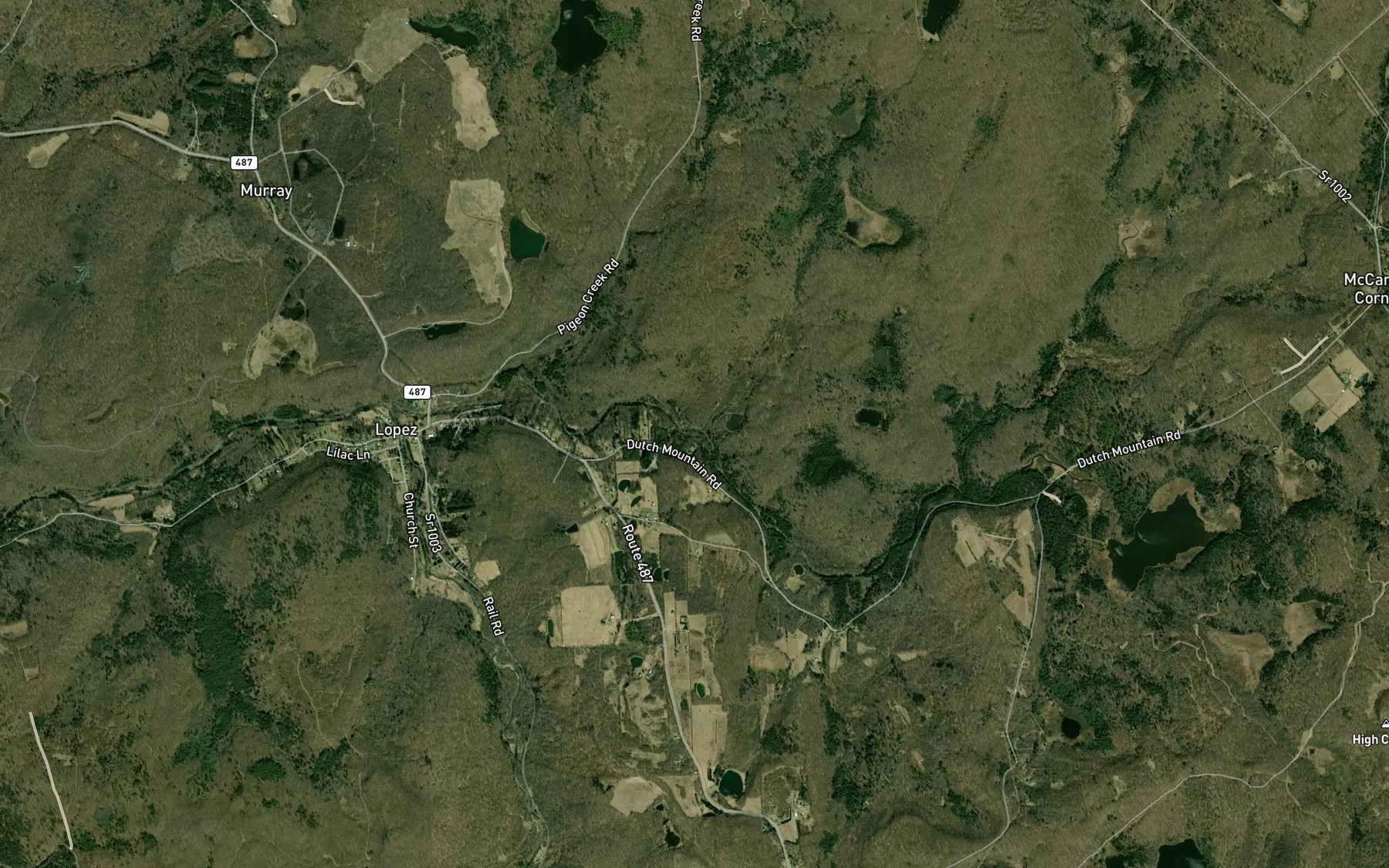 Satellite map of the Long Run