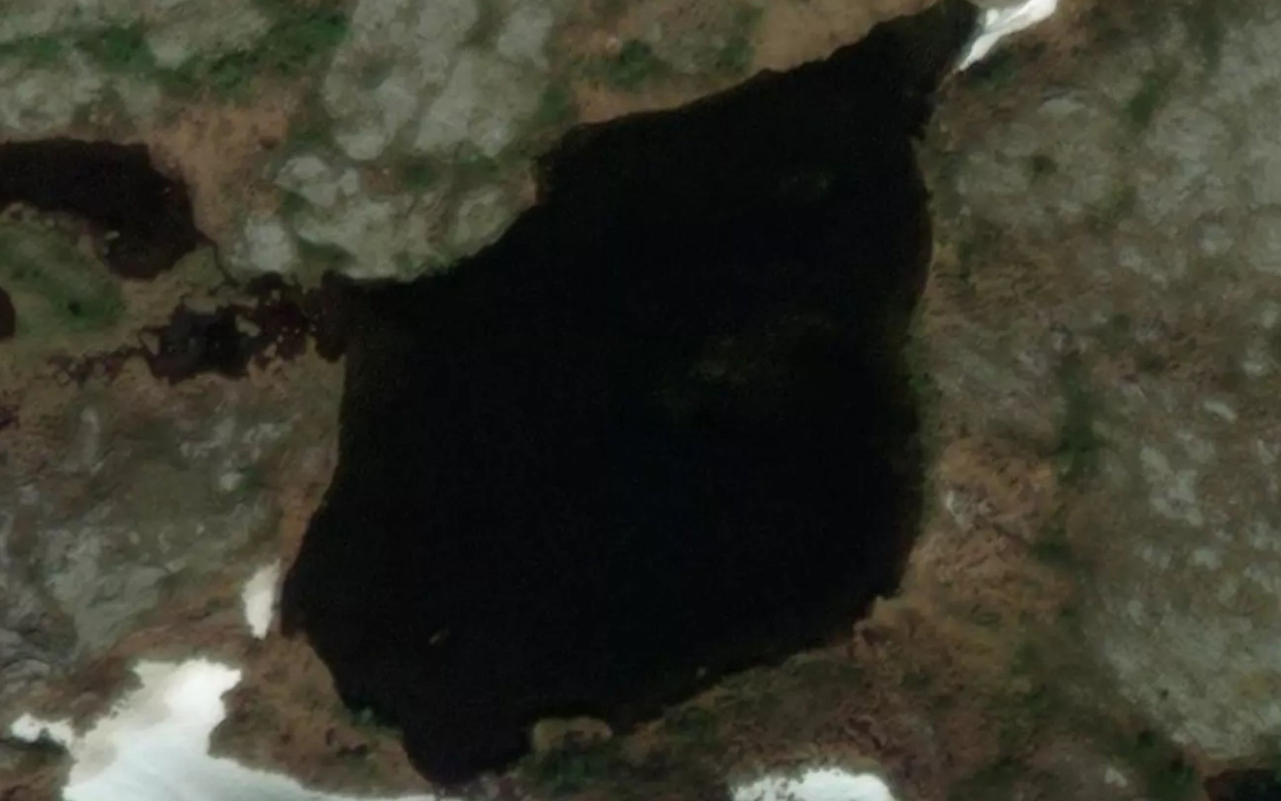Satellite map of the Bjorndragvatnet